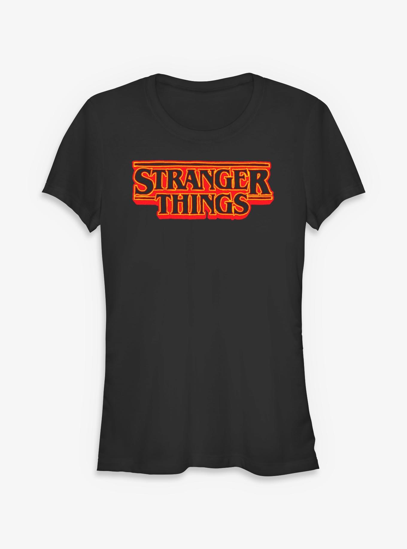 Stranger Things Dark Logo Girls T-Shirt