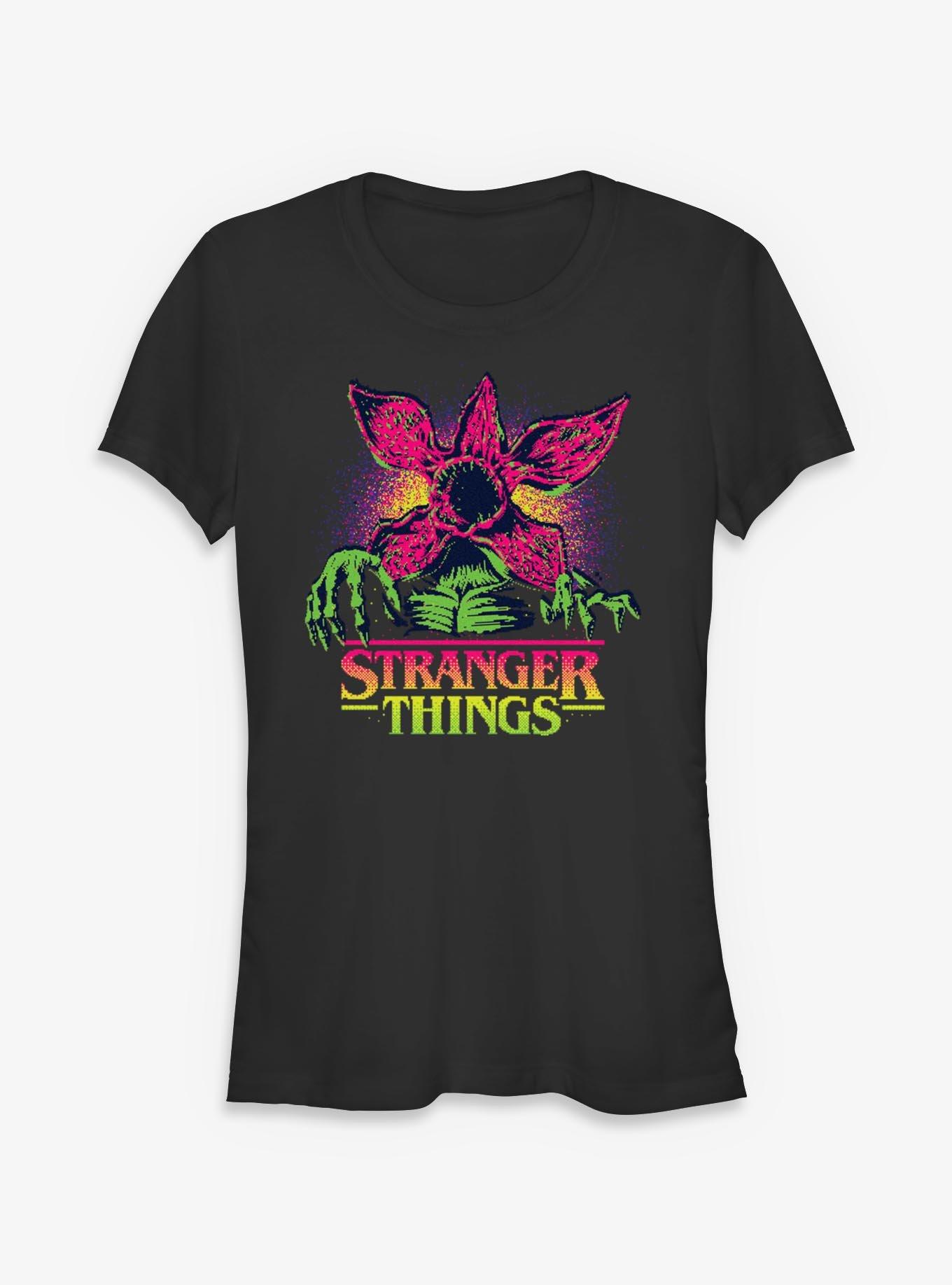 Stranger Things 8-Bit Demogorgon Videogame Girls T-Shirt, , hi-res