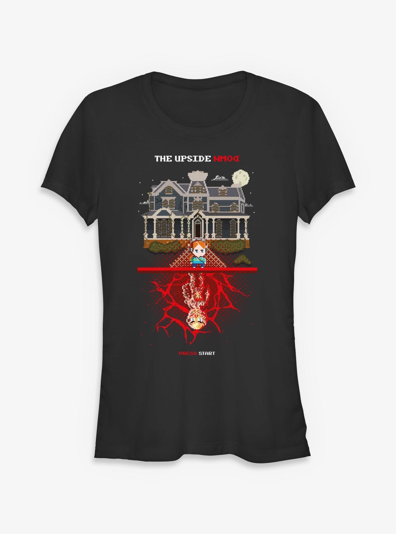 Stranger Things 8-Bit Max Vs Vecna Girls T-Shirt