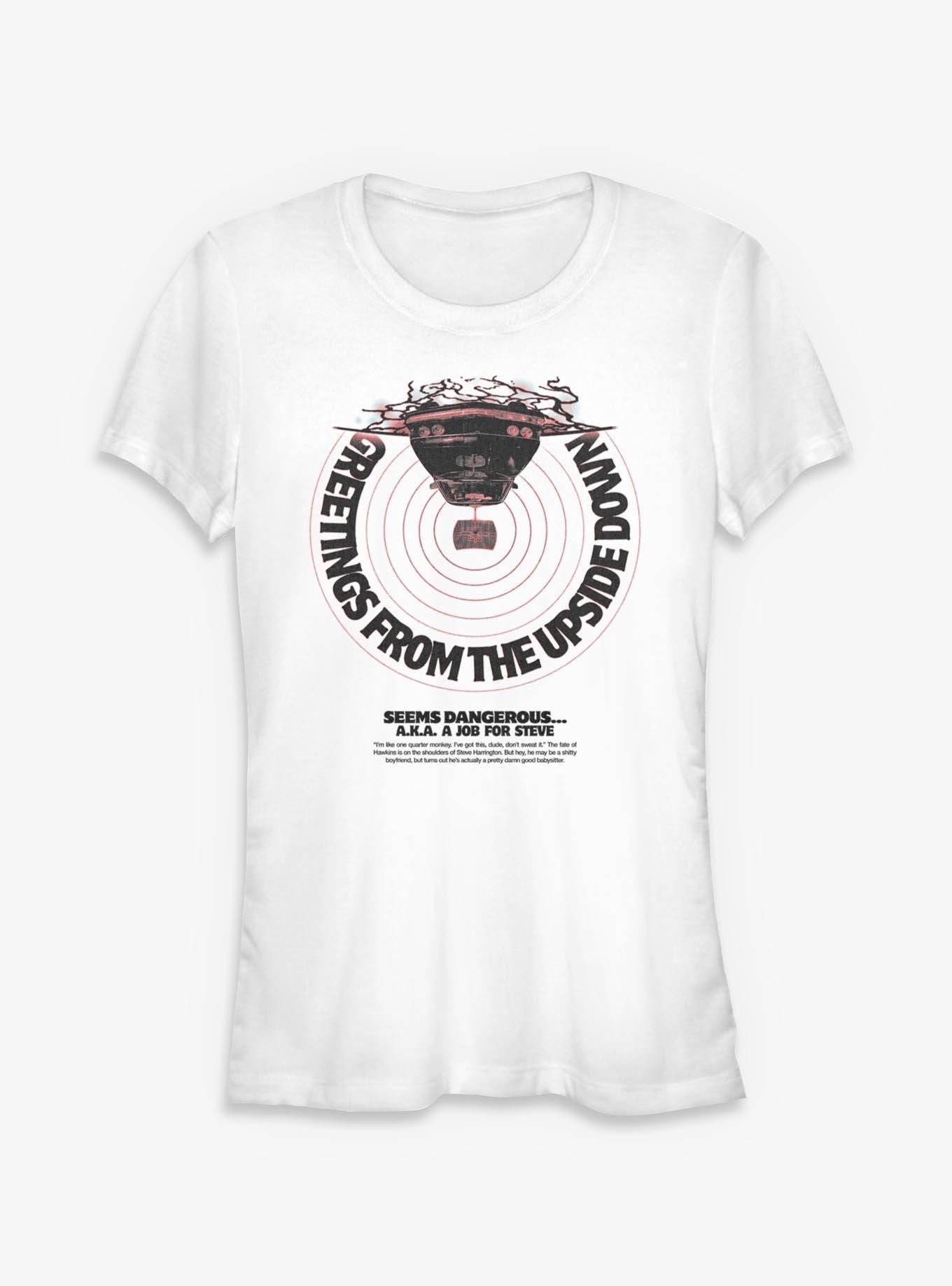 Stranger Things Greetings From The Upside Down Girls T-Shirt, , hi-res