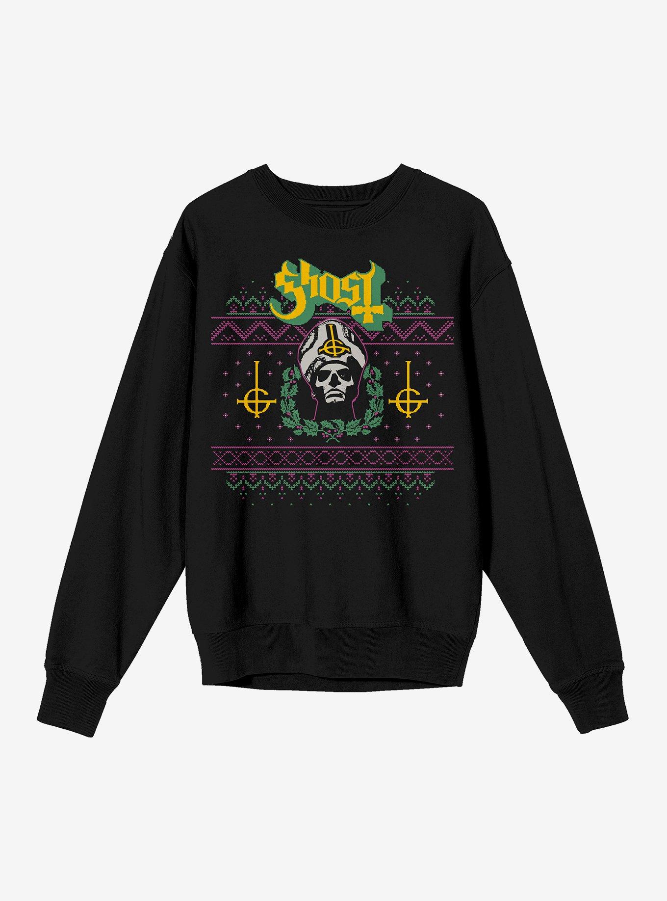 Ghost Papa Emeritus Holiday Sweatshirt, , hi-res