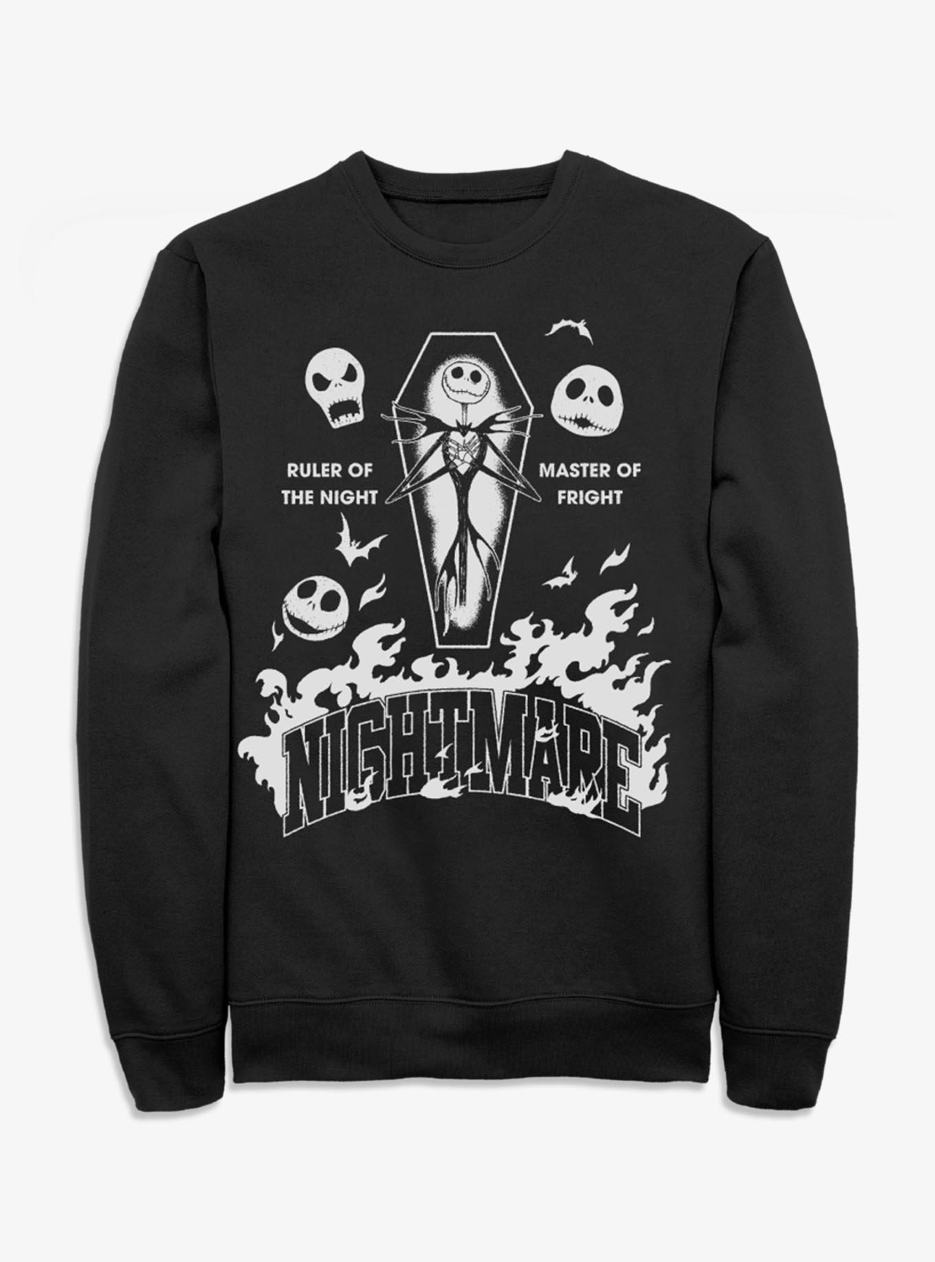 Disney The Nightmare Before Christmas Smashing Pumpkin Sweatshirt, , hi-res