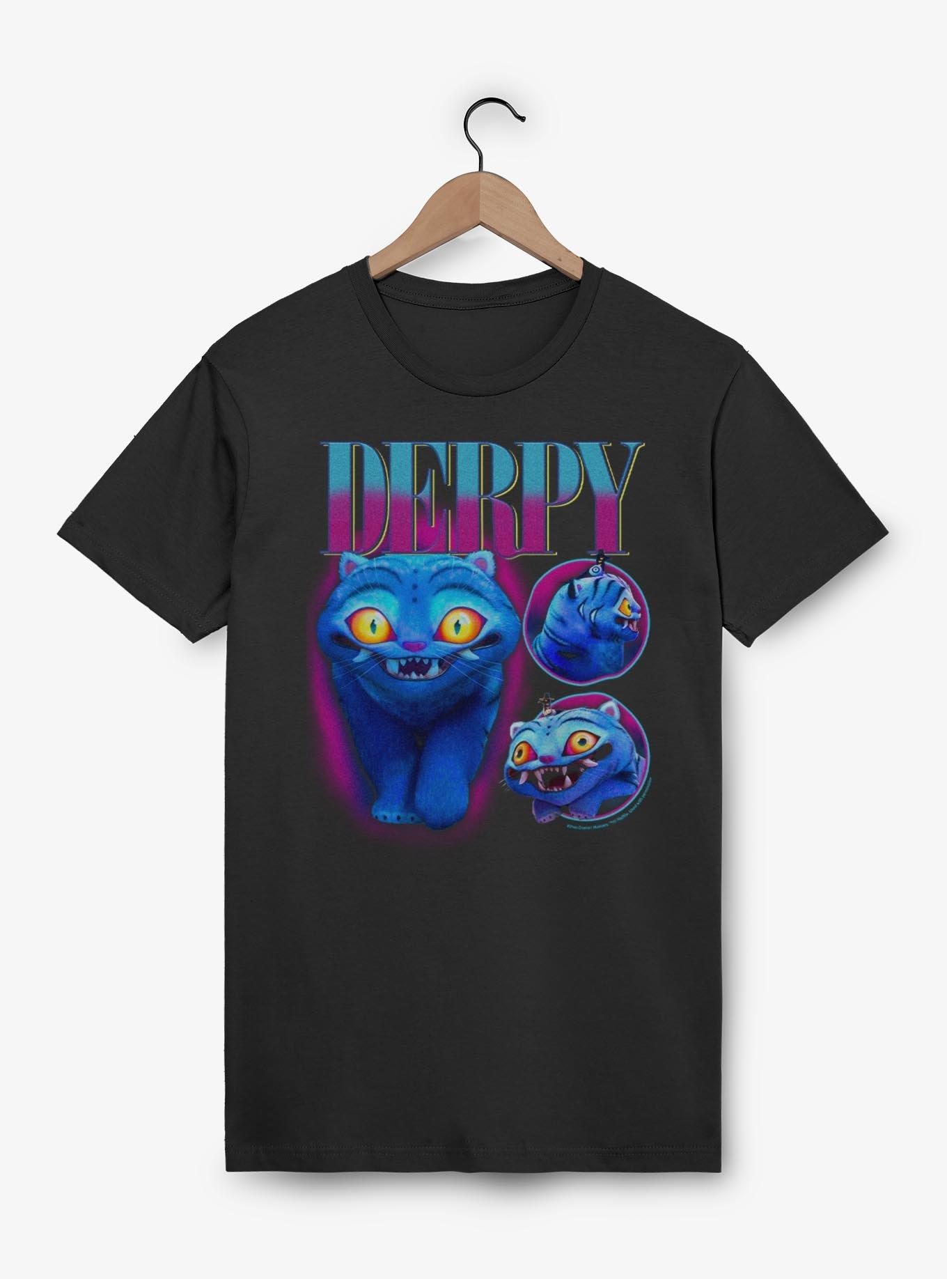 KPop Demon Hunters Derpy Tiger Collage T-Shirt, , hi-res