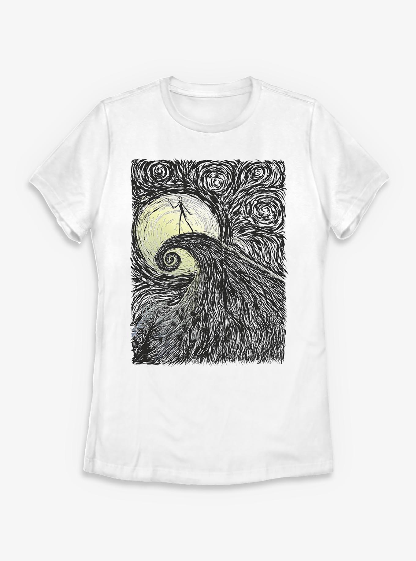 Disney The Nightmare Before Christmas Spiral Hill Womens T-Shirt, , hi-res