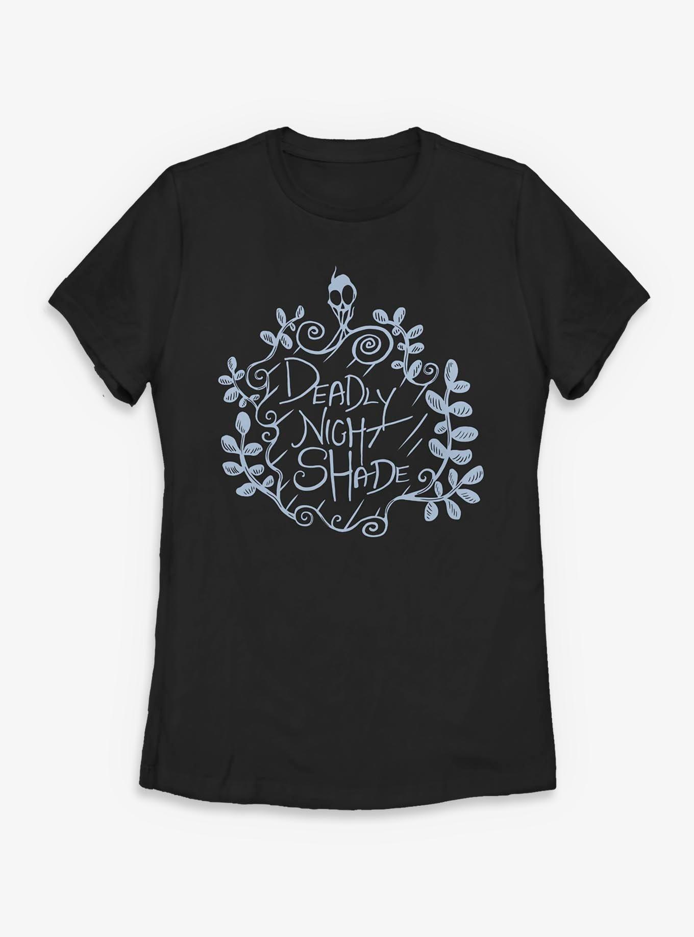 Disney The Nightmare Before Christmas Deadly Night Shade Womens T-Shirt, , hi-res