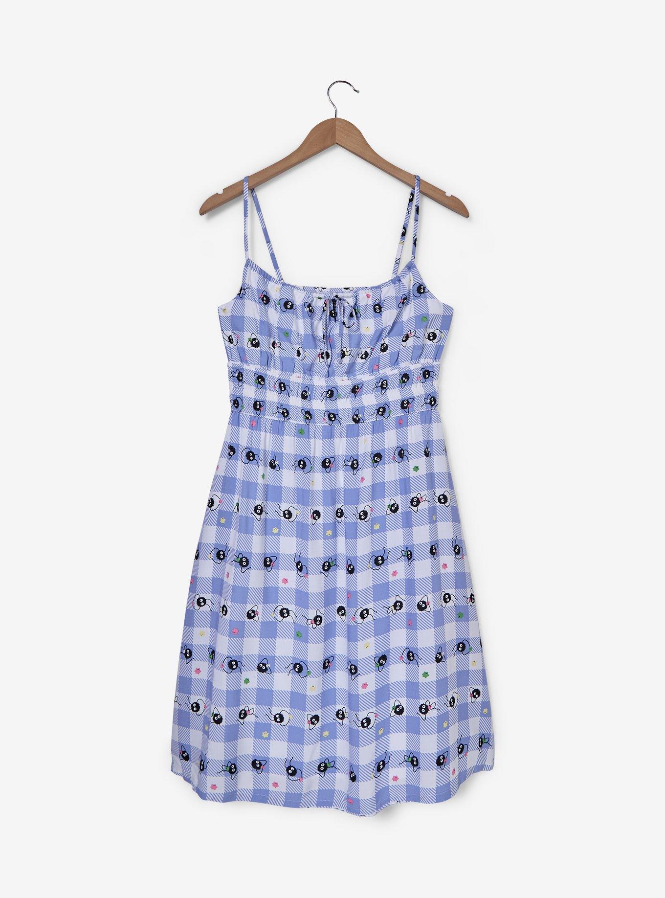 Studio Ghibli&reg; Spirited Away Soot Sprites Gingham Midi Dress, , hi-res