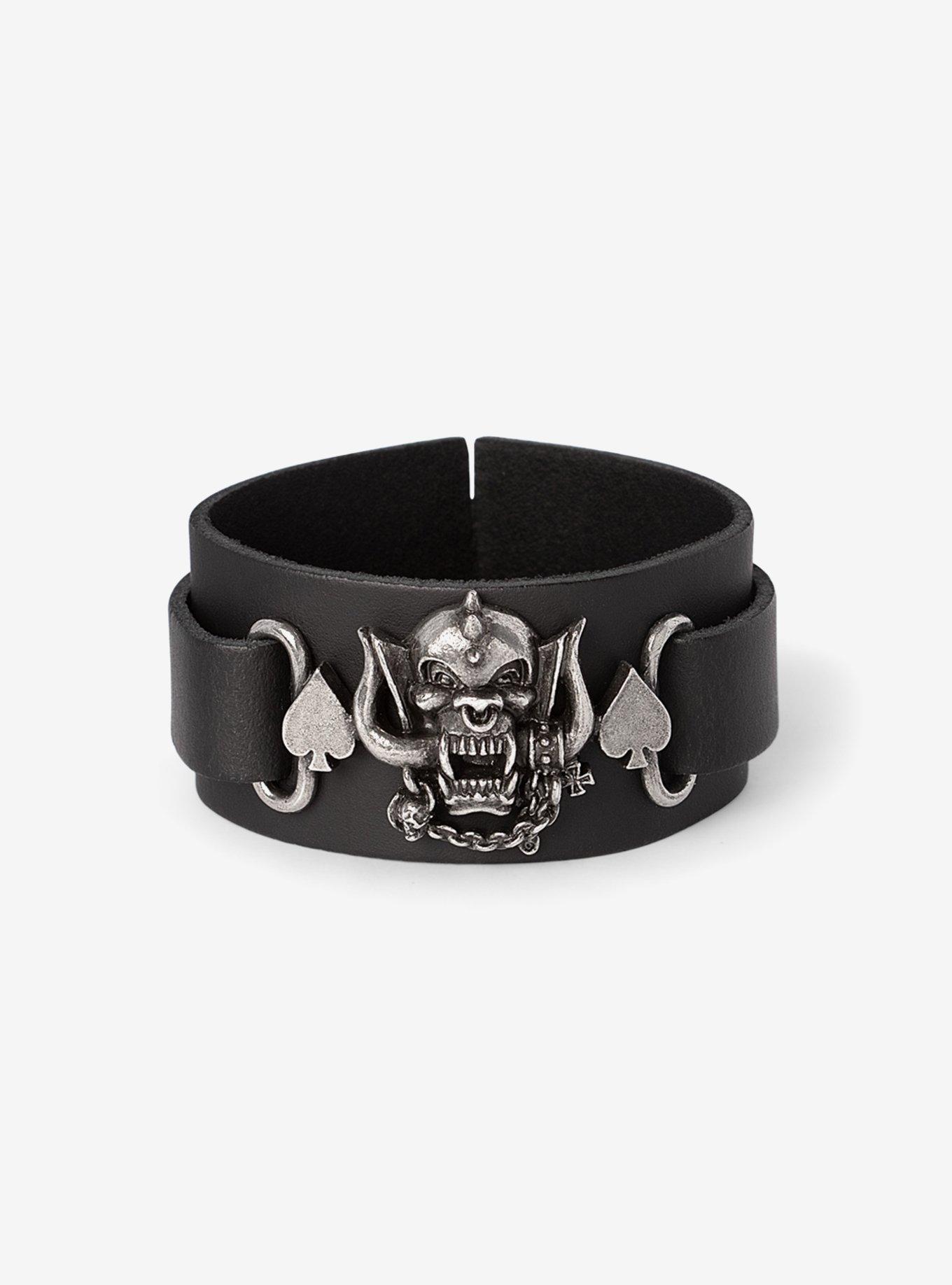 Alchemy of England Motorhead Warpig Bracelet Leather Wriststrap, , hi-res