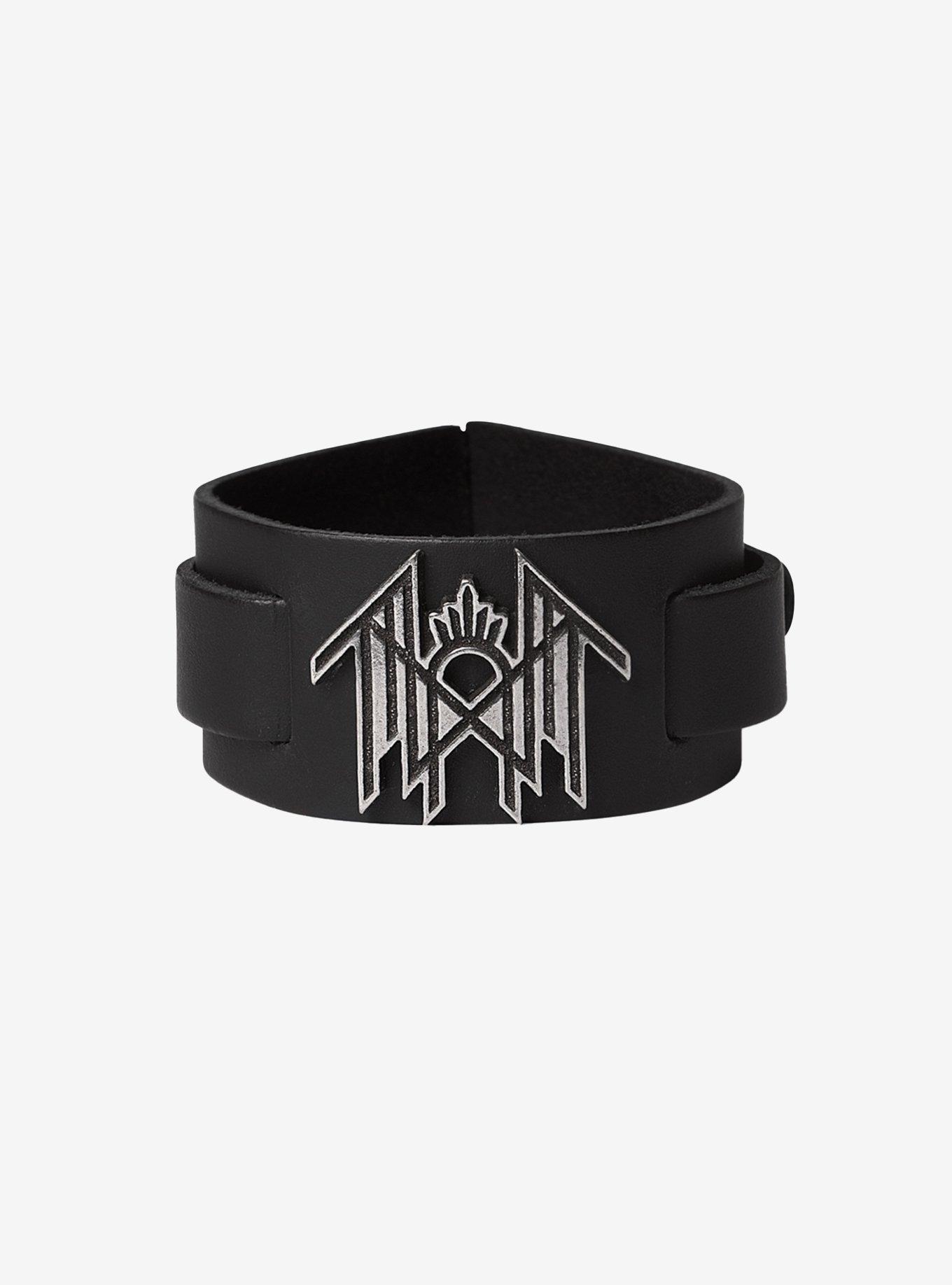 Alchemy of England Sleep Token Leather Wrist Strap Bracelet, , hi-res