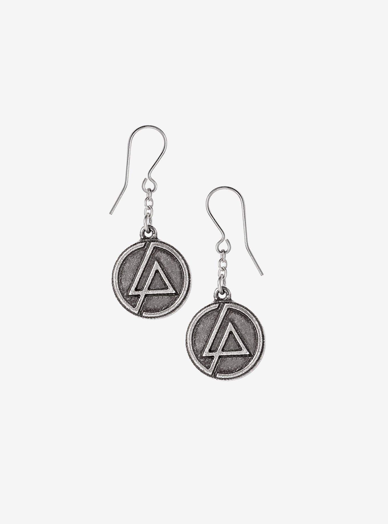 Alchemy of England Linkin Park LP Circle Logo Earring Droppers, , hi-res