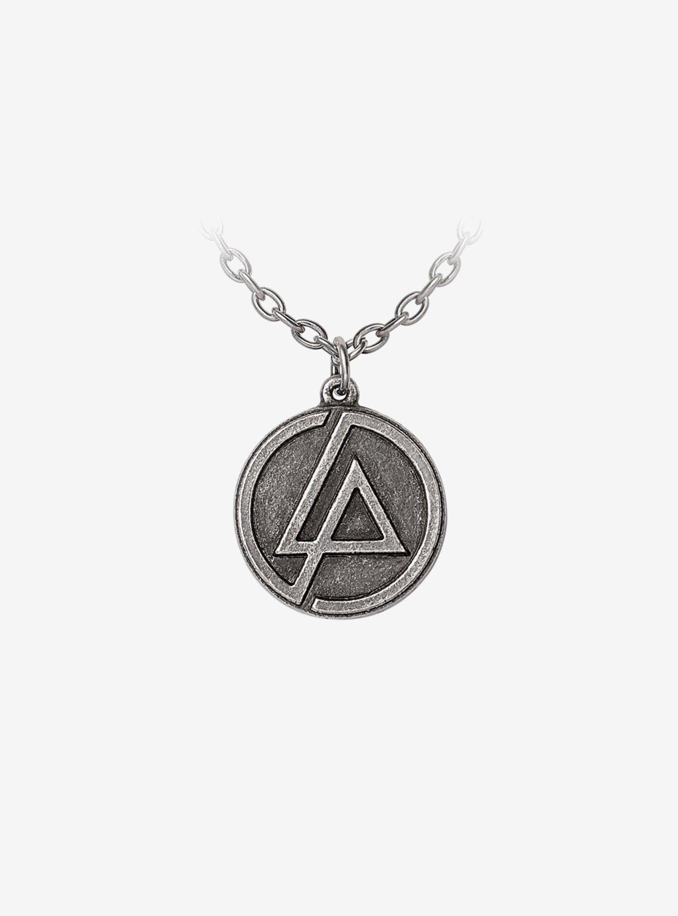 Alchemy of England Linkin Park LP Circle Logo Necklace Pendant, , hi-res