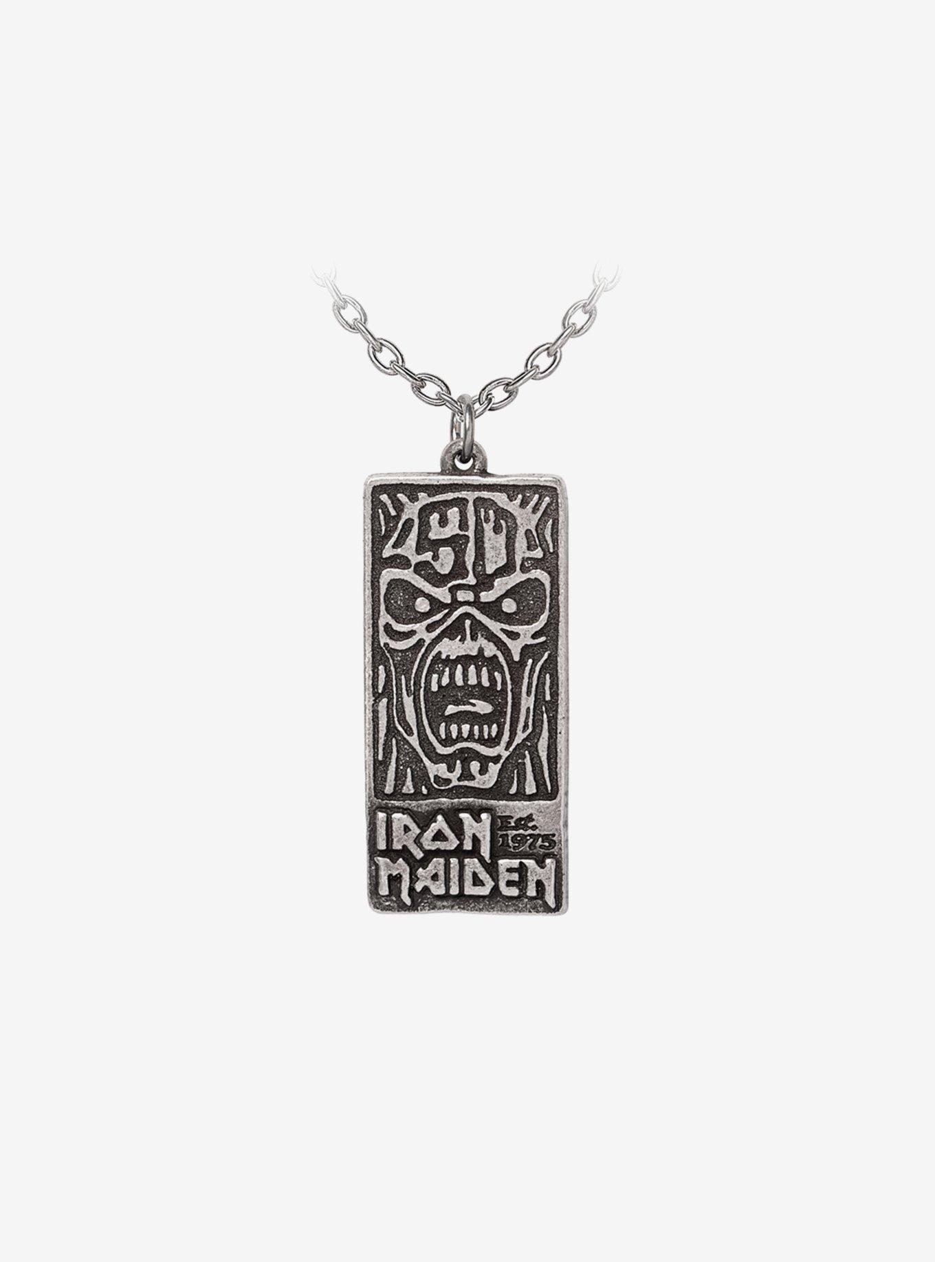 Alchemy of England Iron Maiden 50th Anniversary Necklace Pendant, , hi-res