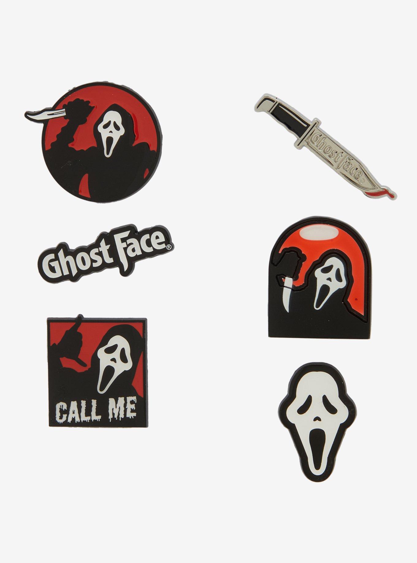 Ghost Face Icons Blind Box Enamel Pin Hot Topic Exclusive, , hi-res
