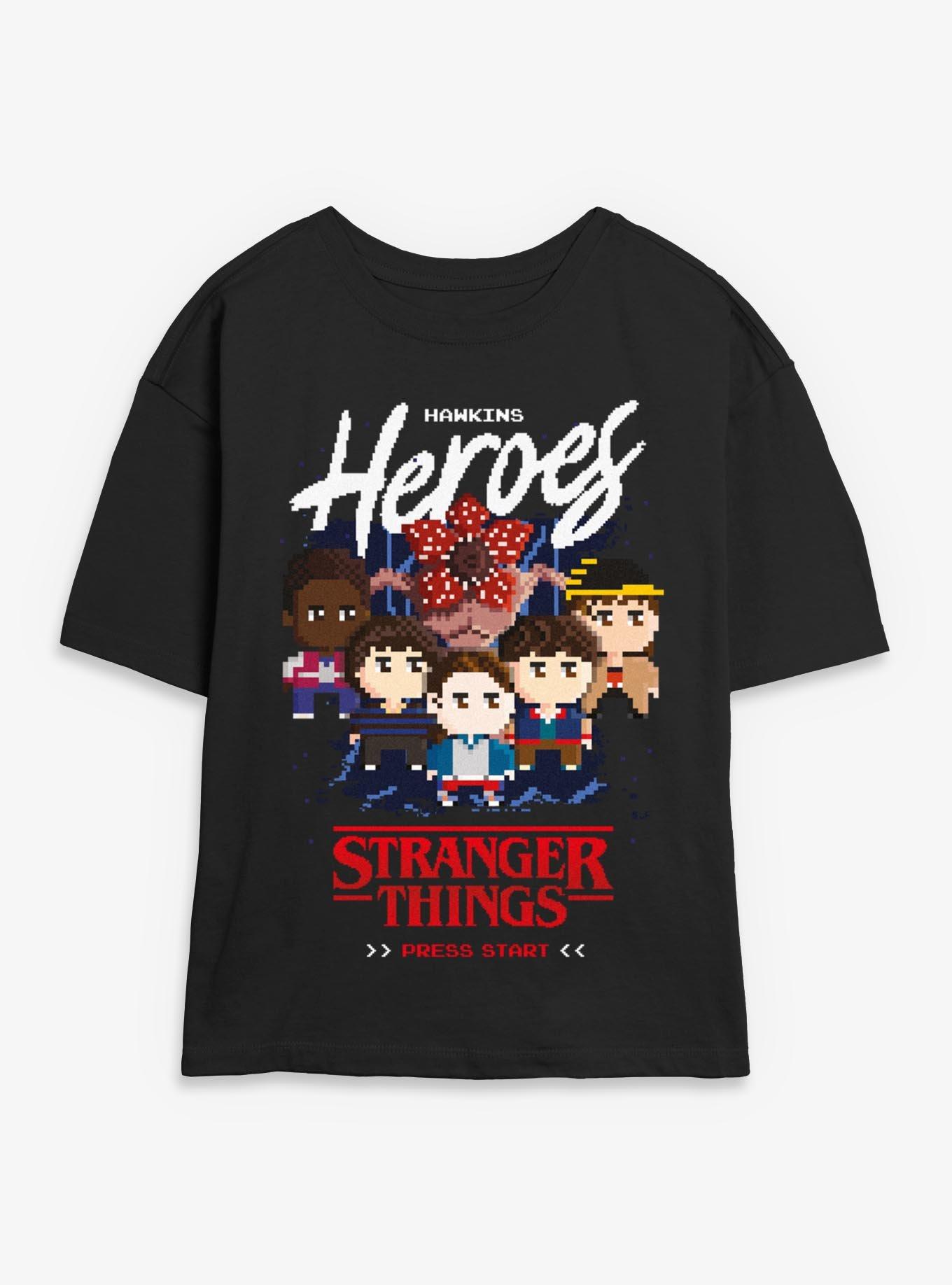 Stranger Things Hawkins Heroes Girls Skimmer T-Shirt, , hi-res