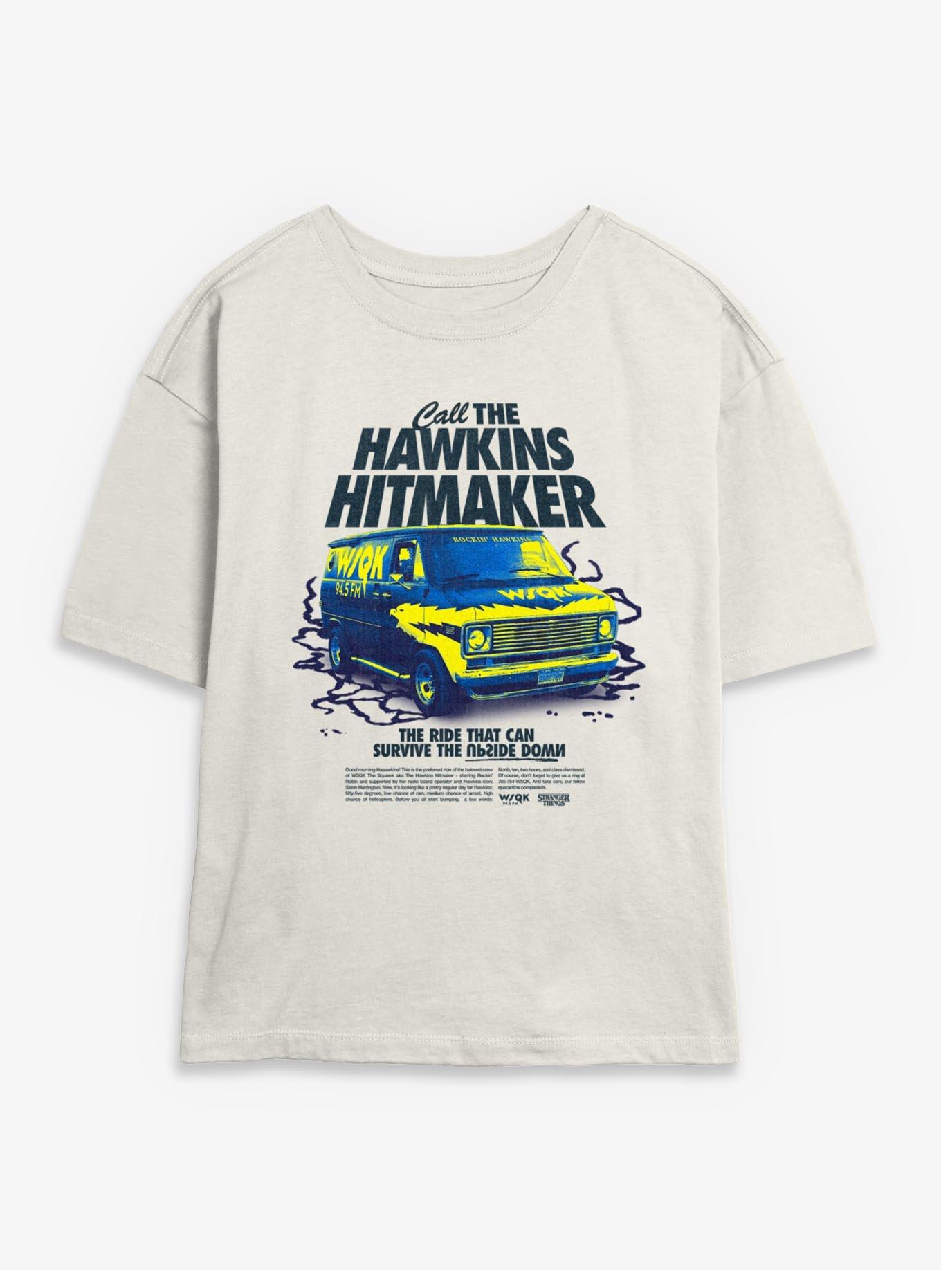 Stranger Things Call The Hawkins Hitmaker Girls Skimmer T-Shirt