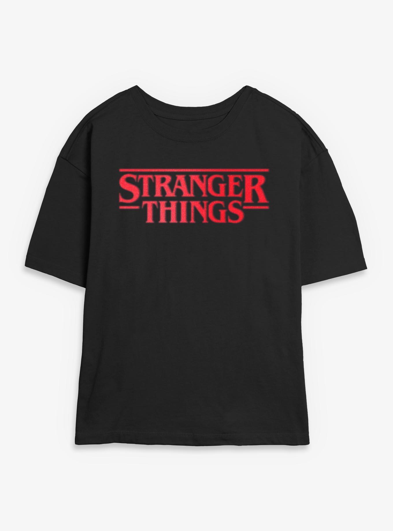 Stranger Things Blurry Logo Girls Skimmer T-Shirt, , hi-res