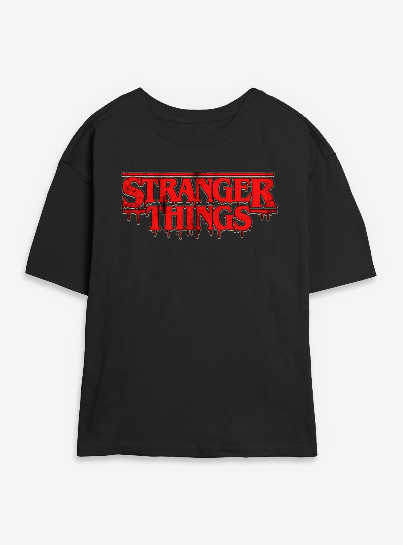 Stranger Things Blood Logo Girls Skimmer T-Shirt, , hi-res