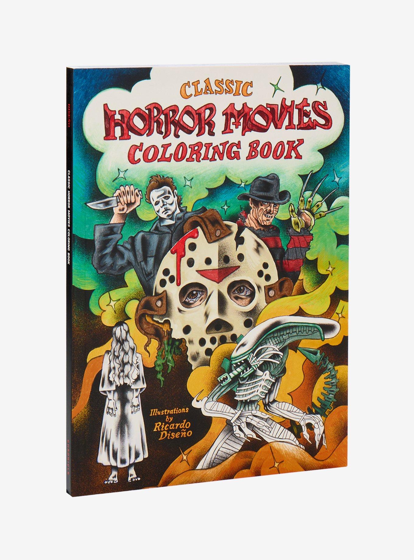 Classic Horror Movies Coloring Book, , hi-res