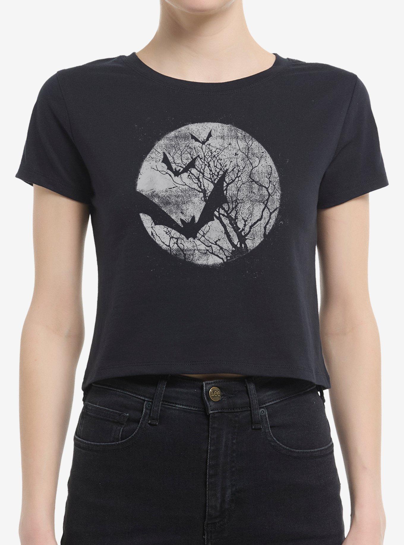 Bat Moon Girls Baby T-Shirt, , hi-res