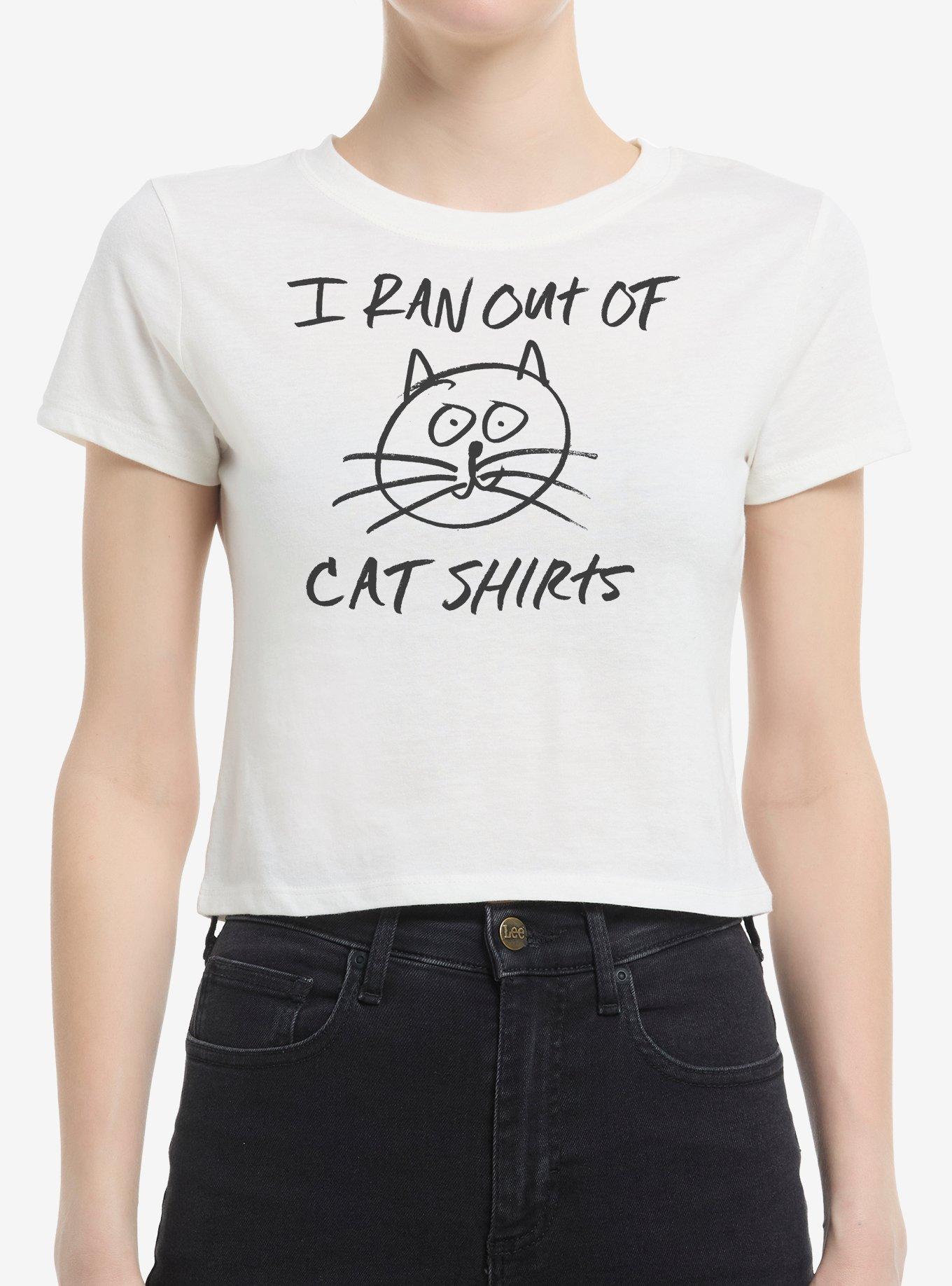 Ran Out Of Cat Shirts Girls Baby T-Shirt, CLOUD DANCER, hi-res