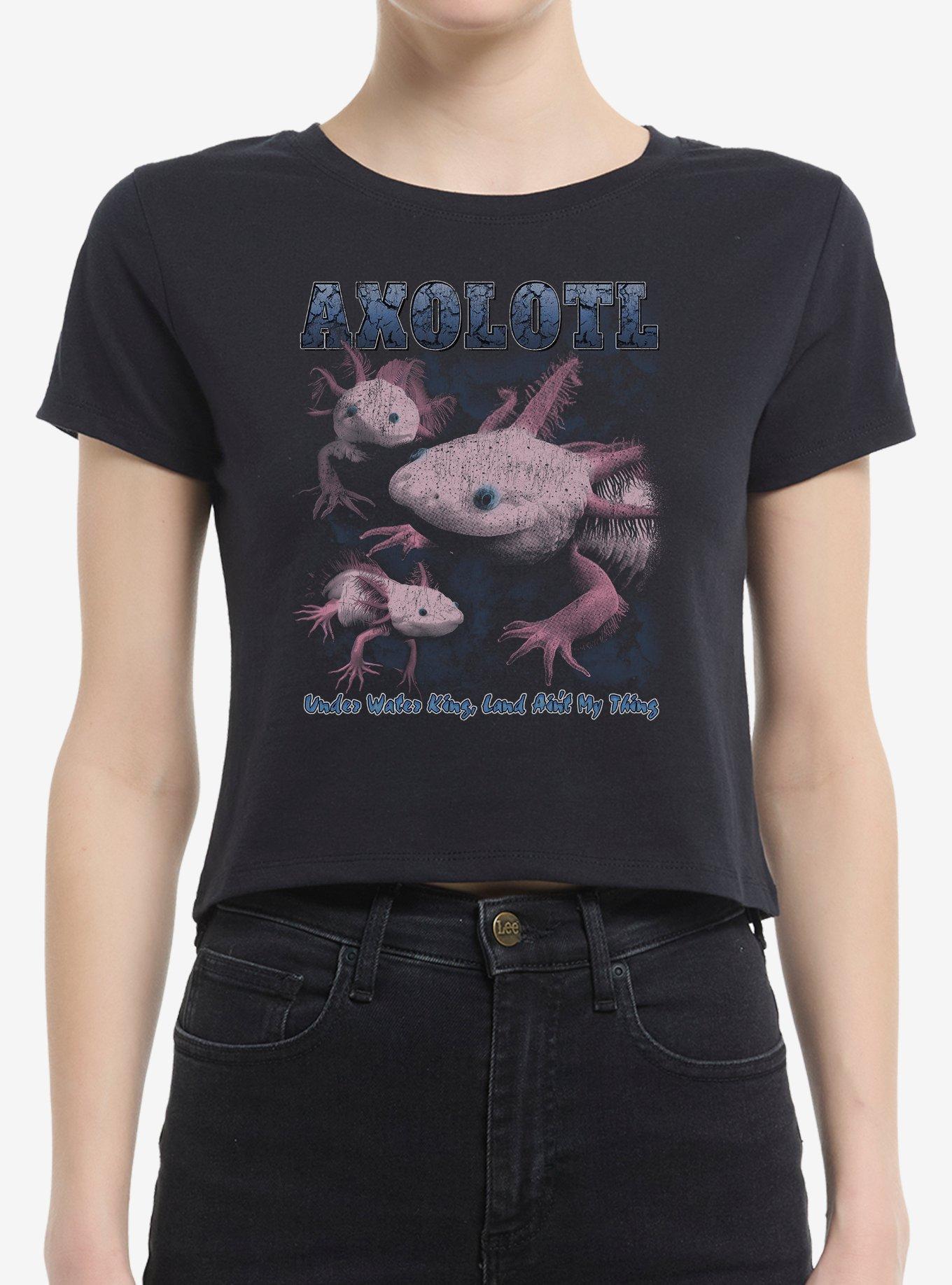 Axolotyl Underwater King Girls Baby T-Shirt