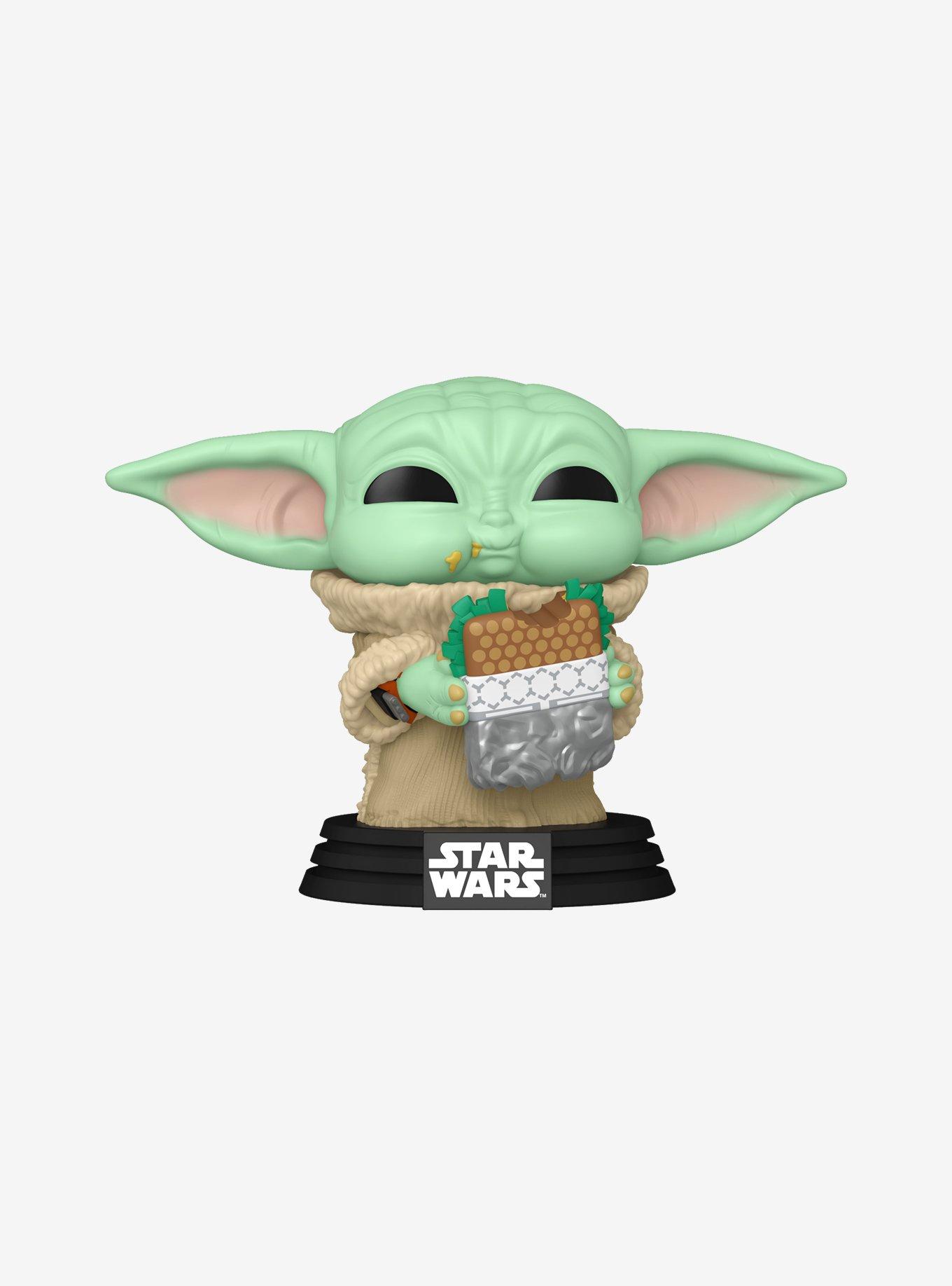 Funko Star Wars: The Mandalorian And Grogu Pop! Grogu With Food Vinyl Bobblehead, , hi-res