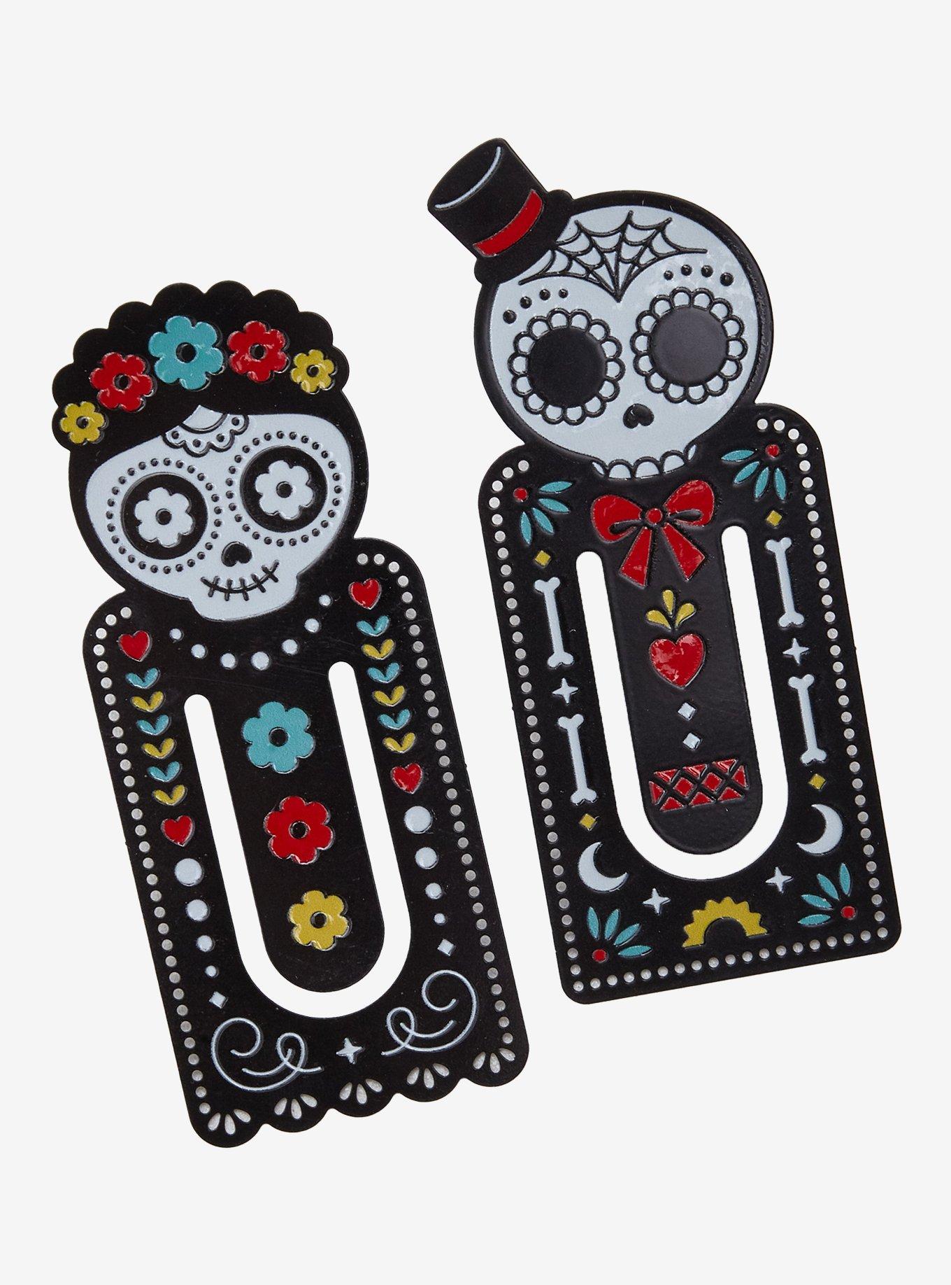 Day Of The Dead Metal Bookmark Set, , hi-res