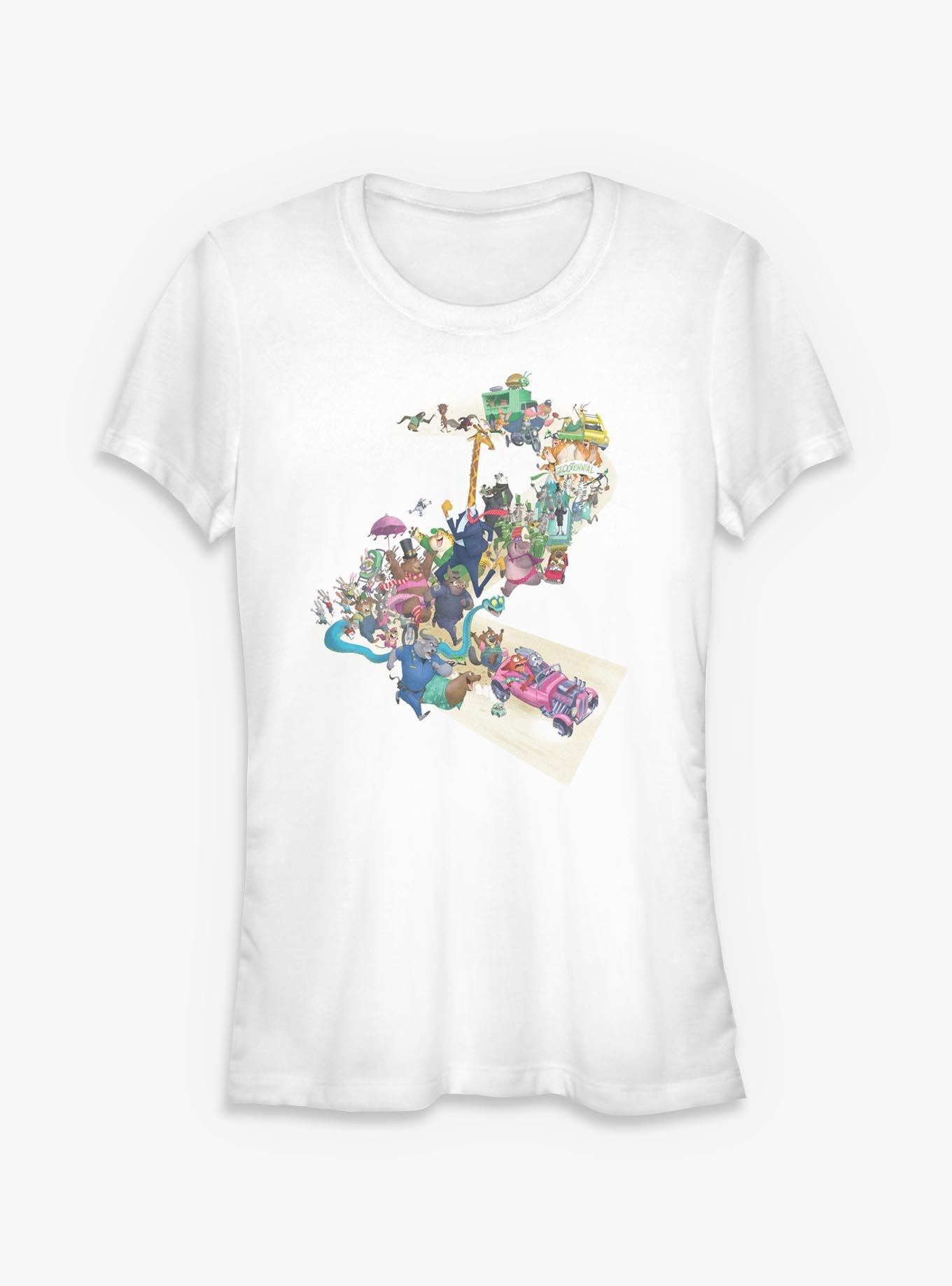 Zootopia 2 Zootenial Animal Chase Girls T-Shirt, , hi-res