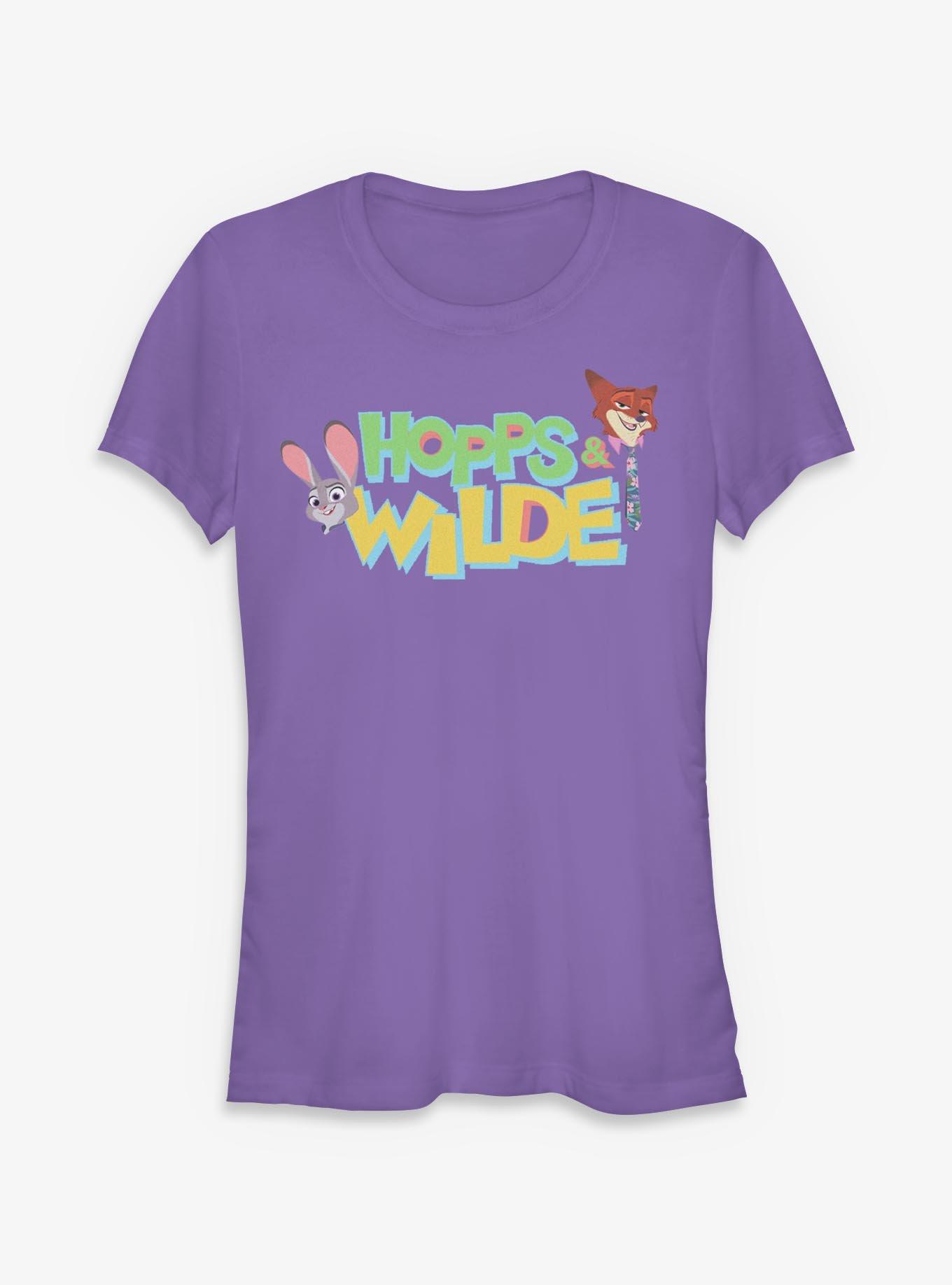 Zootopia 2 Hopps And Wild Faces Girls T-Shirt, PURPLE, hi-res