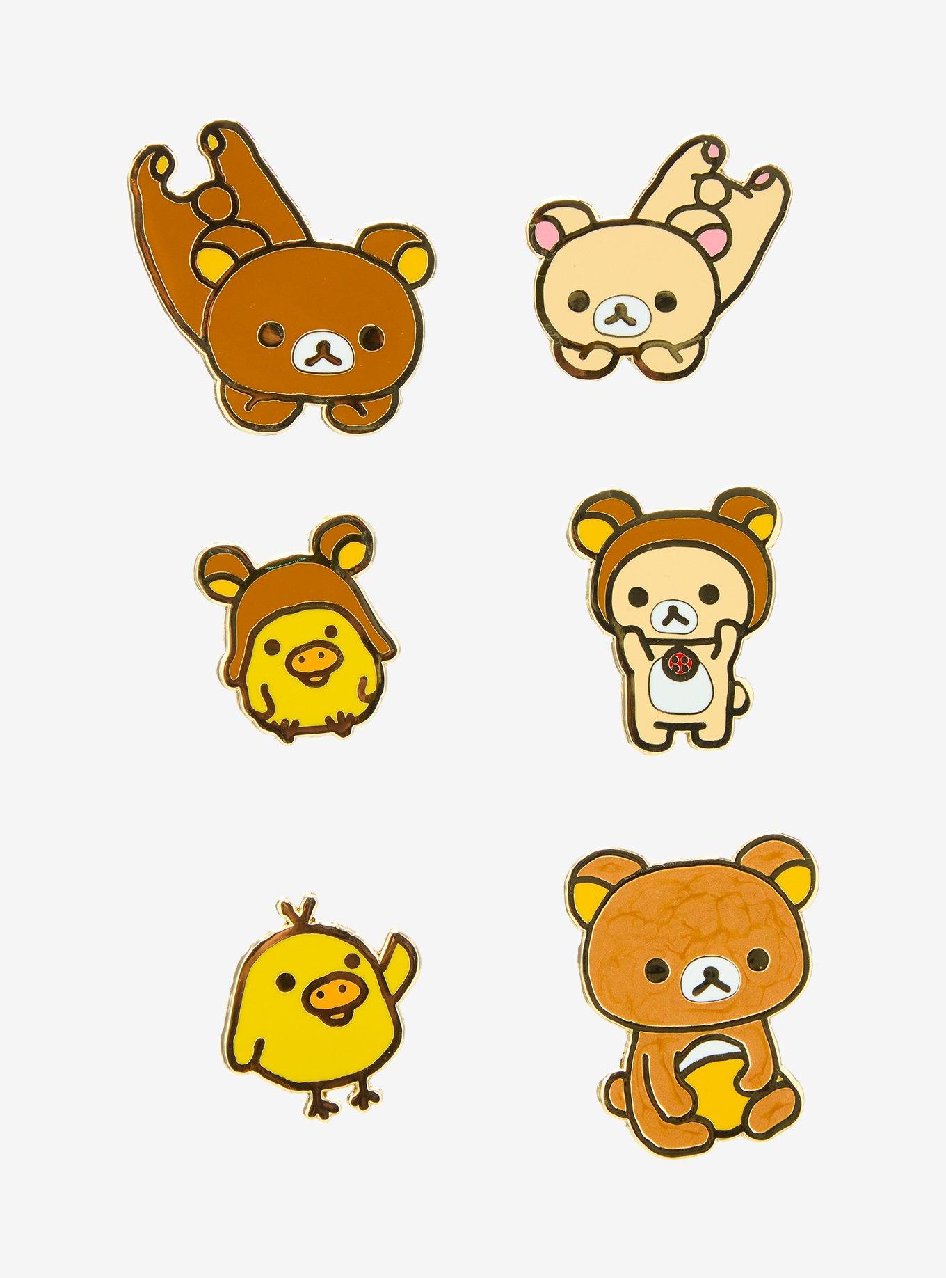 pinクマ Whatever! Makes You Happy Rilakkuma Character Blind Box Enamel Pin