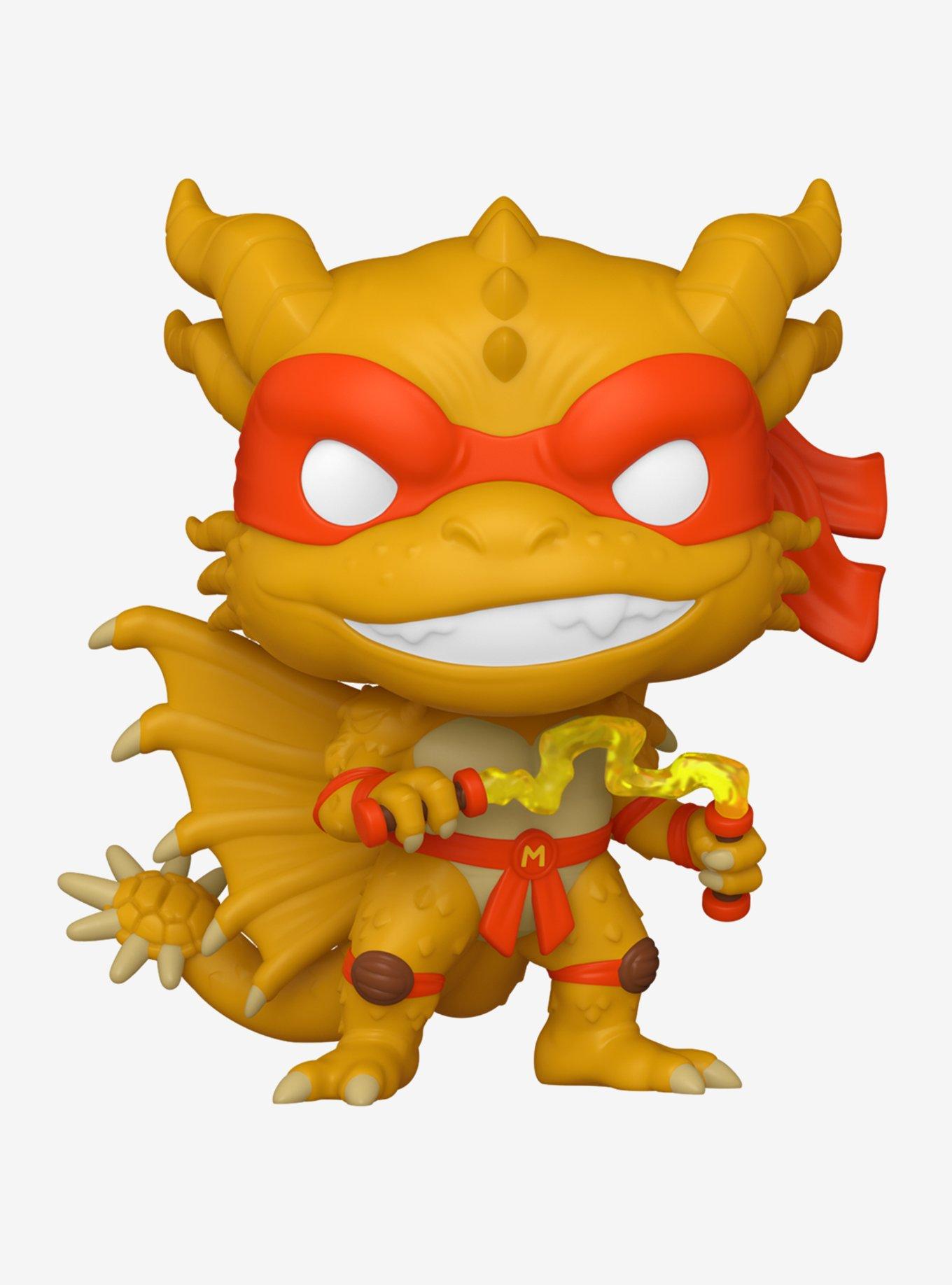 Funko Teenage Mutant Ninja Turtles X Godzilla Pop! Animation Michelangelo X King Ghidorah Vinyl Figure, , hi-res