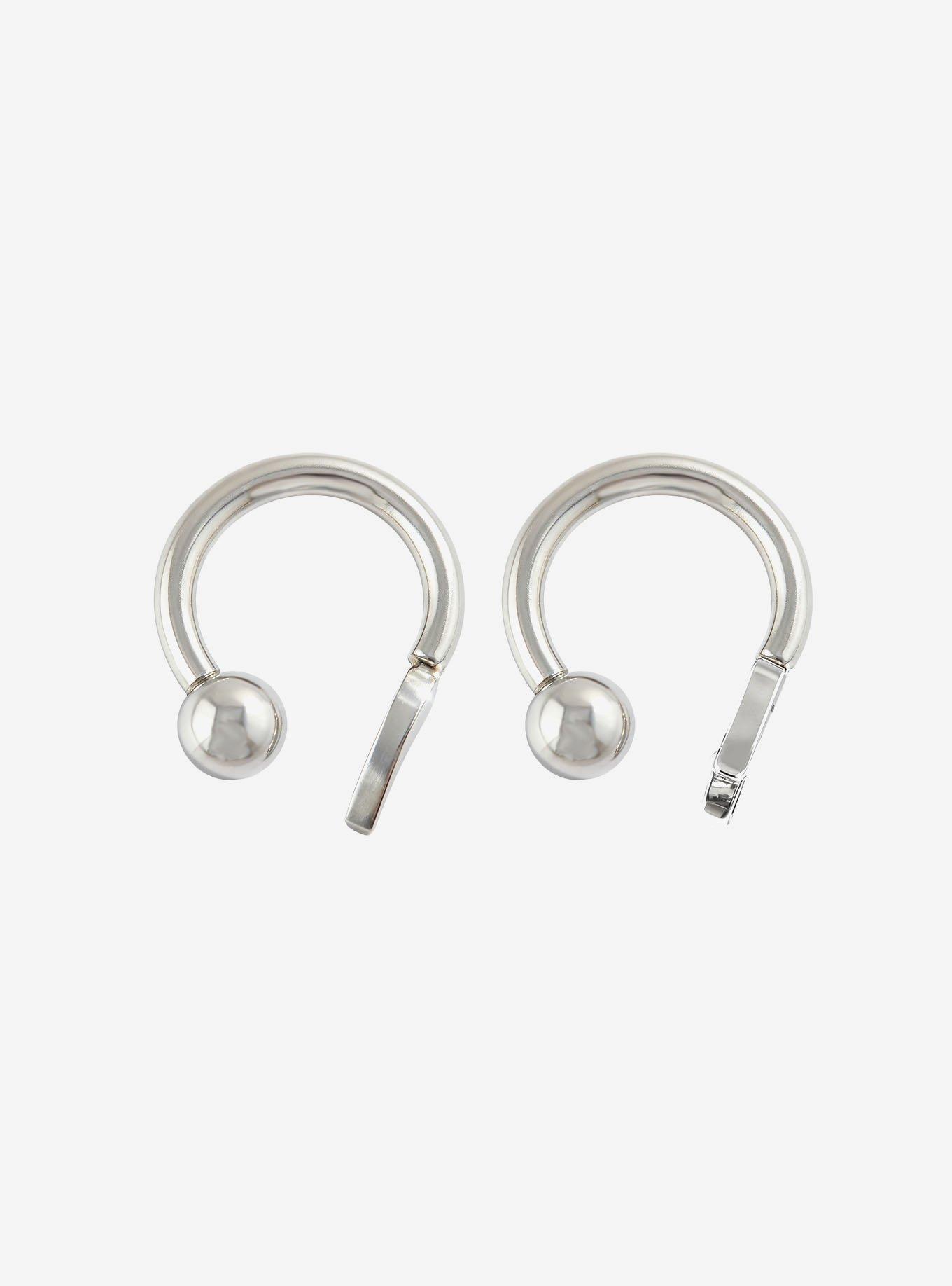 Steel Fang Labret Curved Barbell 2 Pack, , hi-res