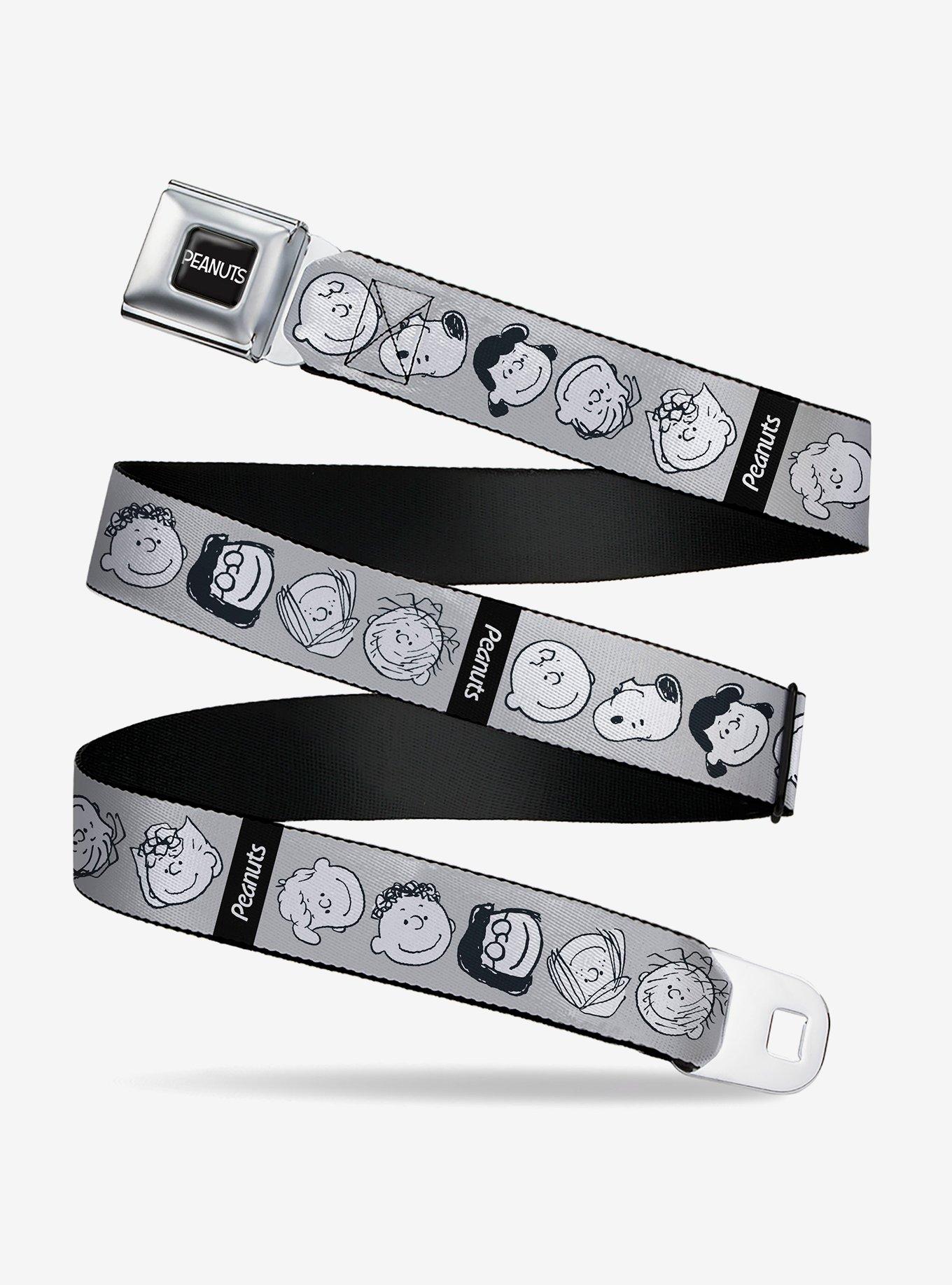 Peanuts Gang Expressions Seatbelt Buckle Belt, , hi-res