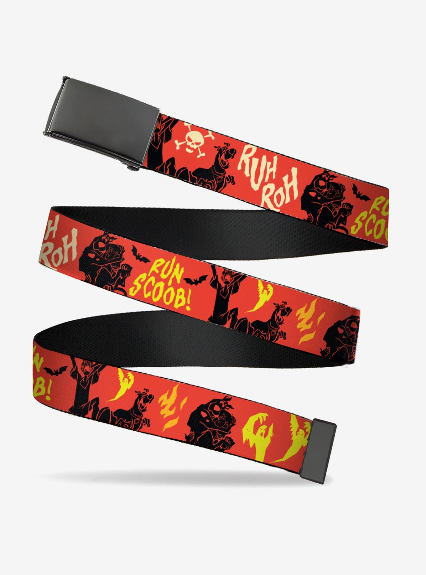Scooby-Doo! and Shaggy Halloween Ruh Roh Adjustable Clamp Buckle Belt