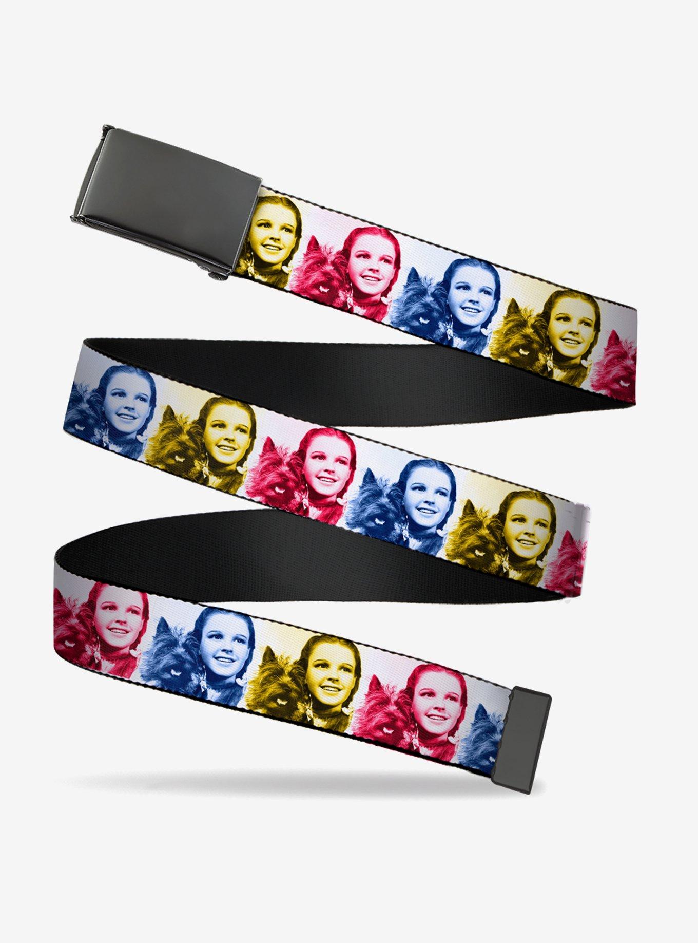 The Wizard of Oz Dorothy and Toto Pose Adjustable Clamp Buckle Belt, , hi-res