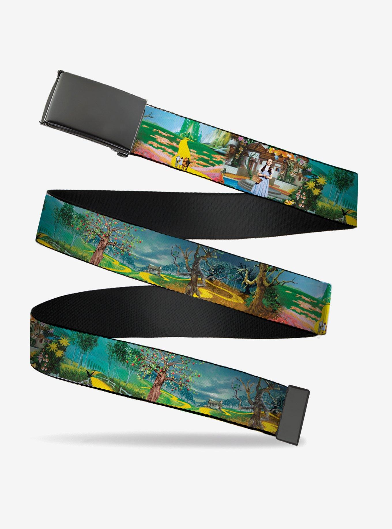 The Wizard of Oz Brick Road Scenes Adjustable Clamp Buckle Belt, , hi-res