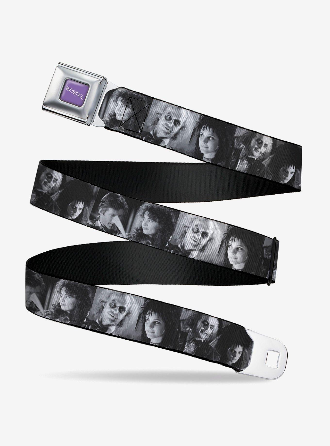 Beetlejuice Character Face Blocks Seatbelt Buckle Belt, , hi-res