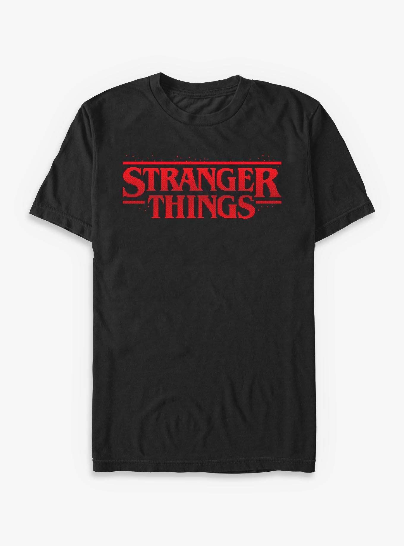 Stranger Things 8-Bit Logo T-Shirt, , hi-res