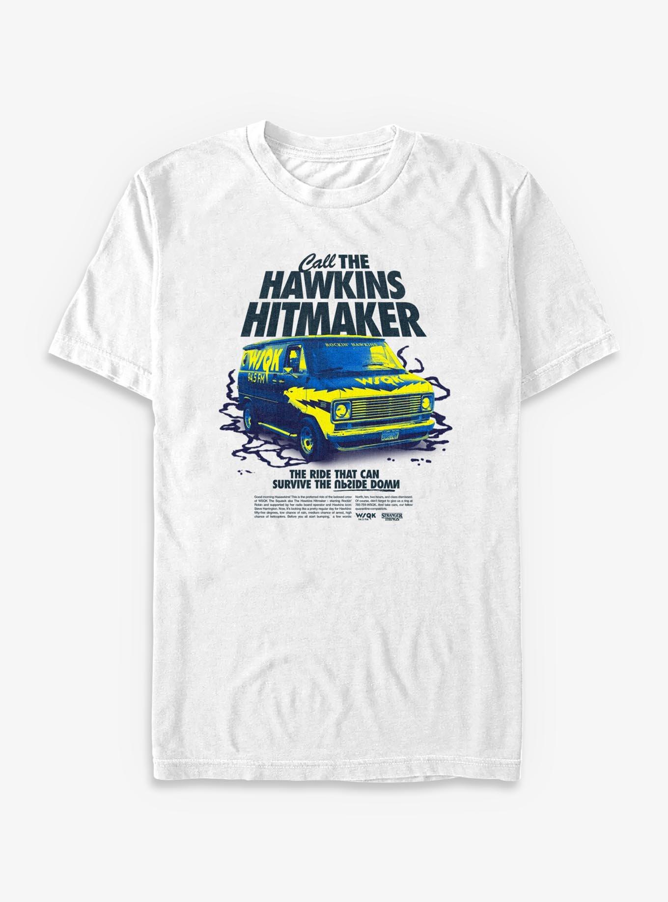 Stranger Things Call The Hawkins Hitmaker T-Shirt, , hi-res