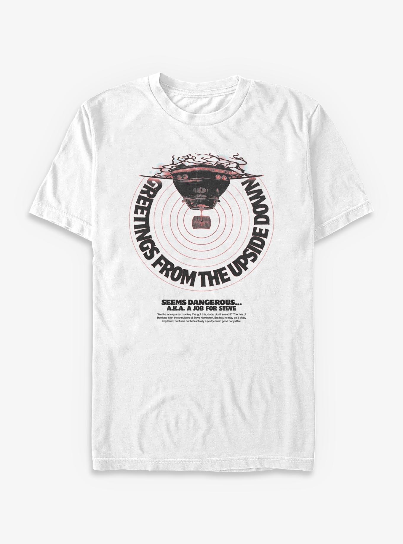 Stranger Things Greetings From The Upside Down T-Shirt, , hi-res