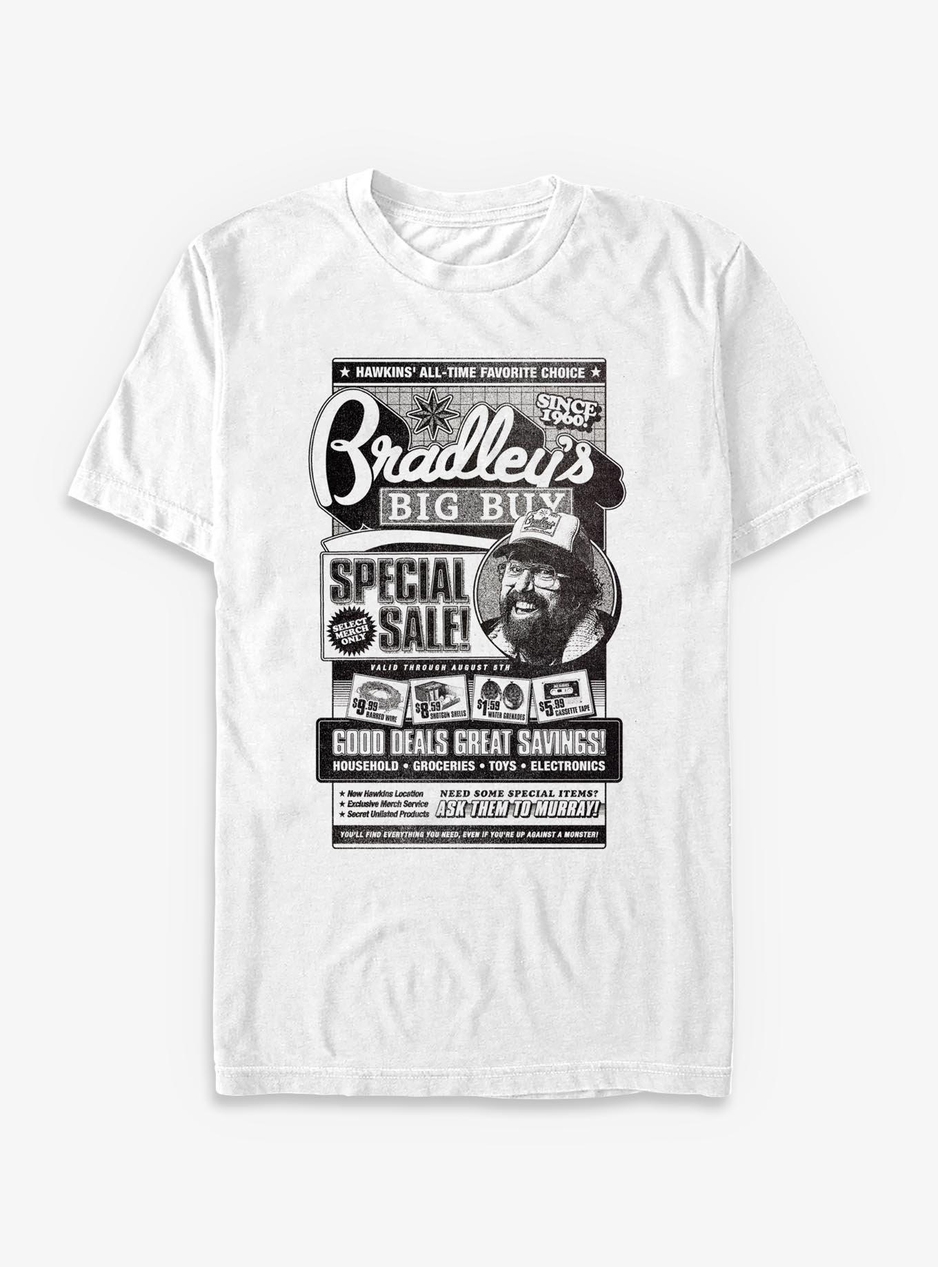 Stranger Things Bradley's Big Buy T-Shirt