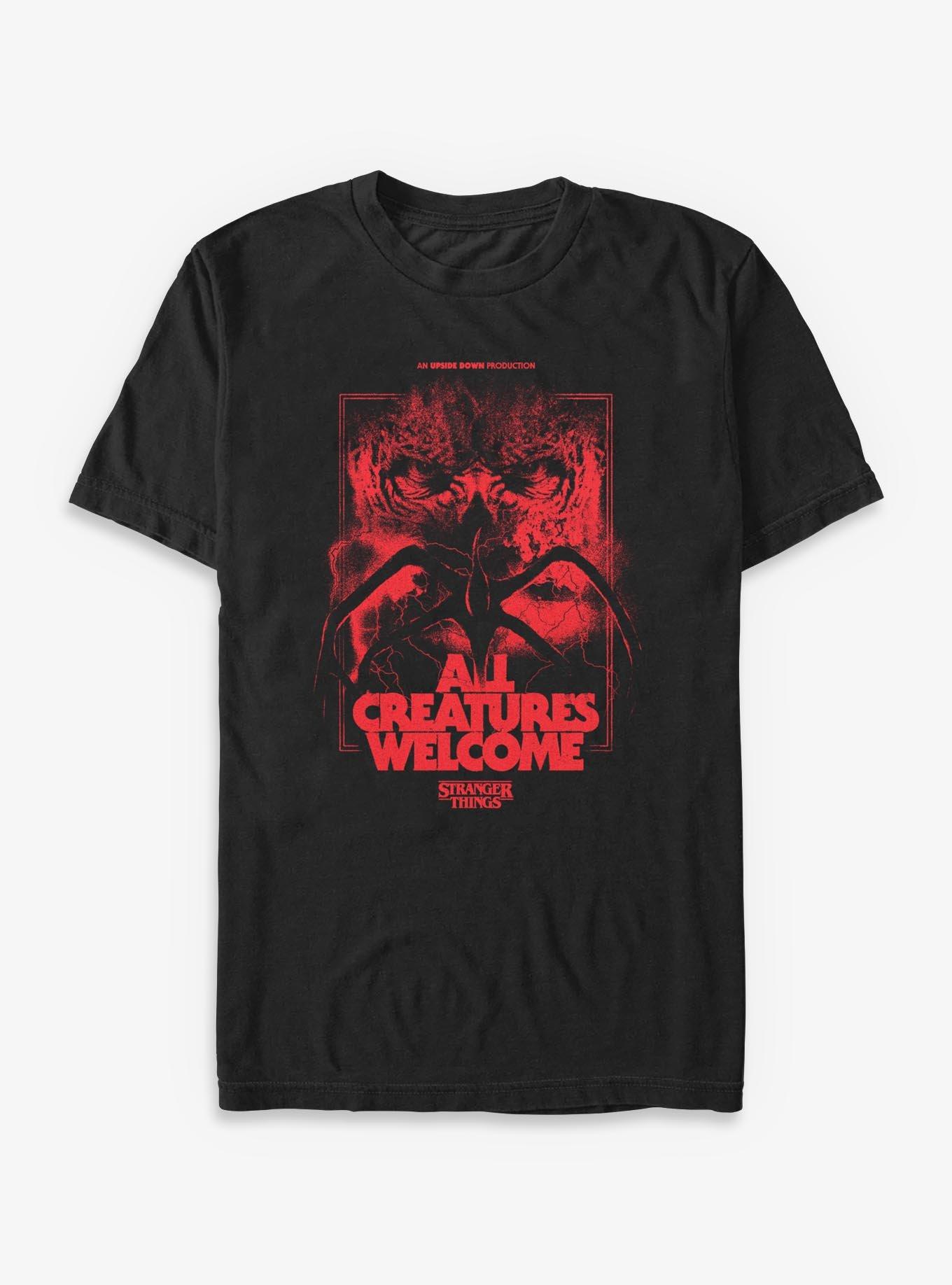 Stranger Things All Creatures Welcome T-Shirt, , hi-res