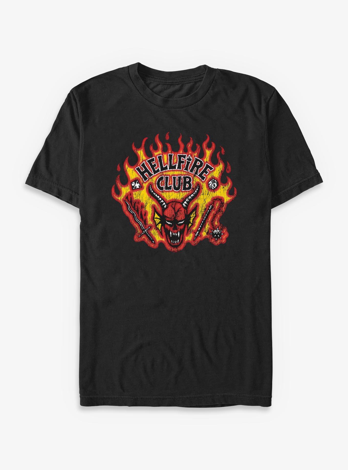 Stranger Things Hellfire Club Distressed Logo T-Shirt, , hi-res