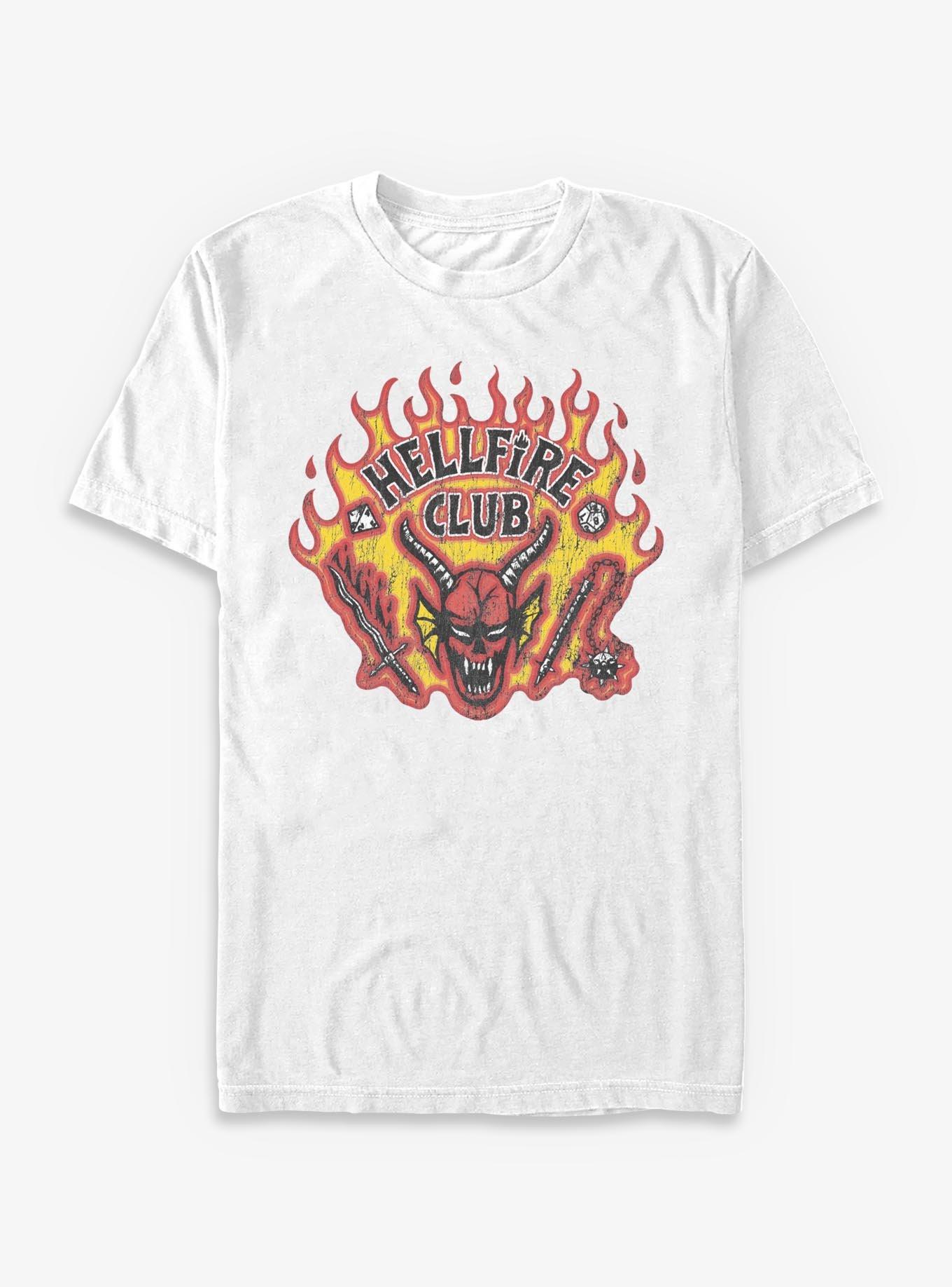 Stranger Things Hellfire Club Distressed Logo T-Shirt, , hi-res