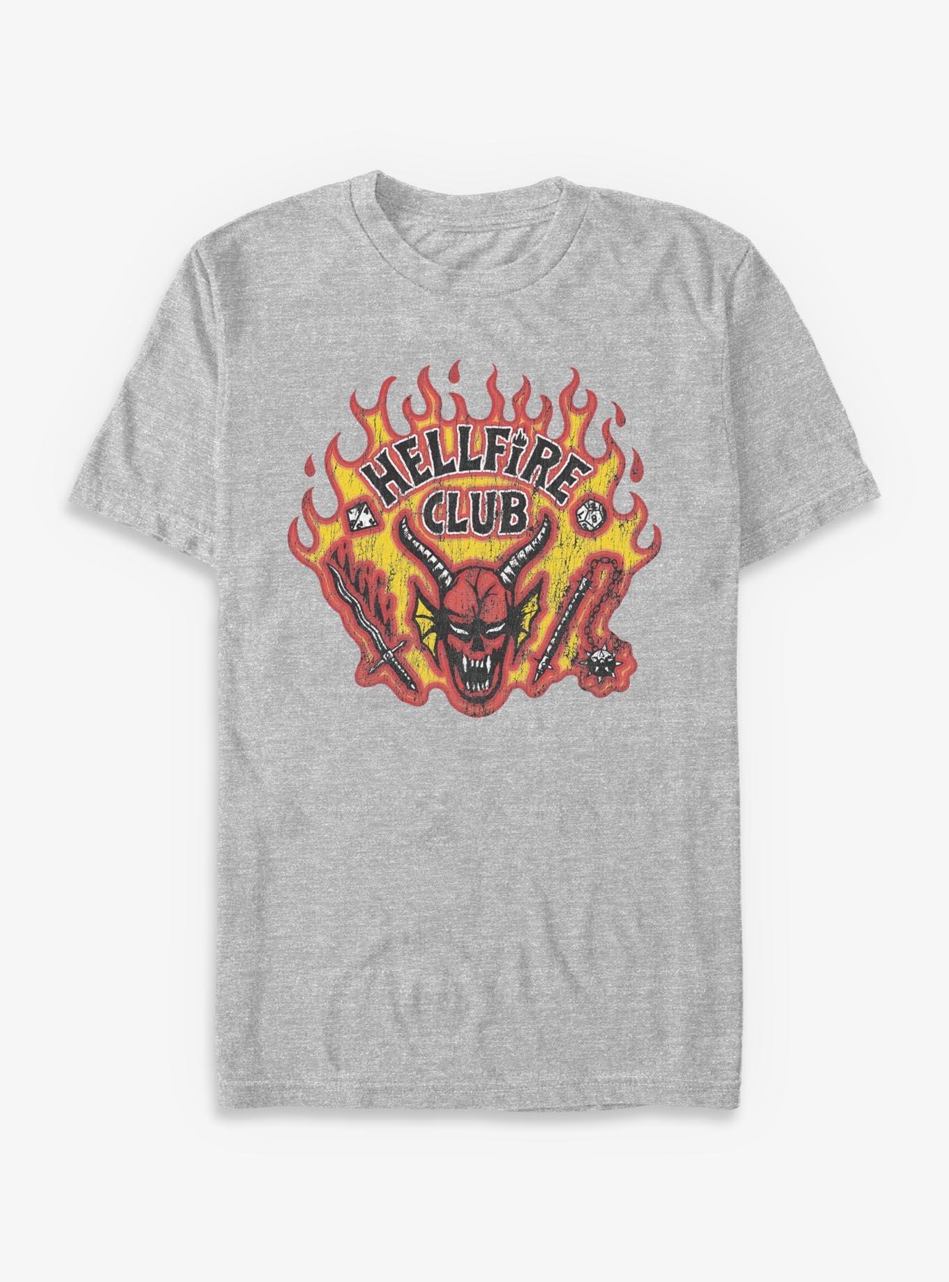 Stranger Things Hellfire Club Distressed Logo T-Shirt, , hi-res