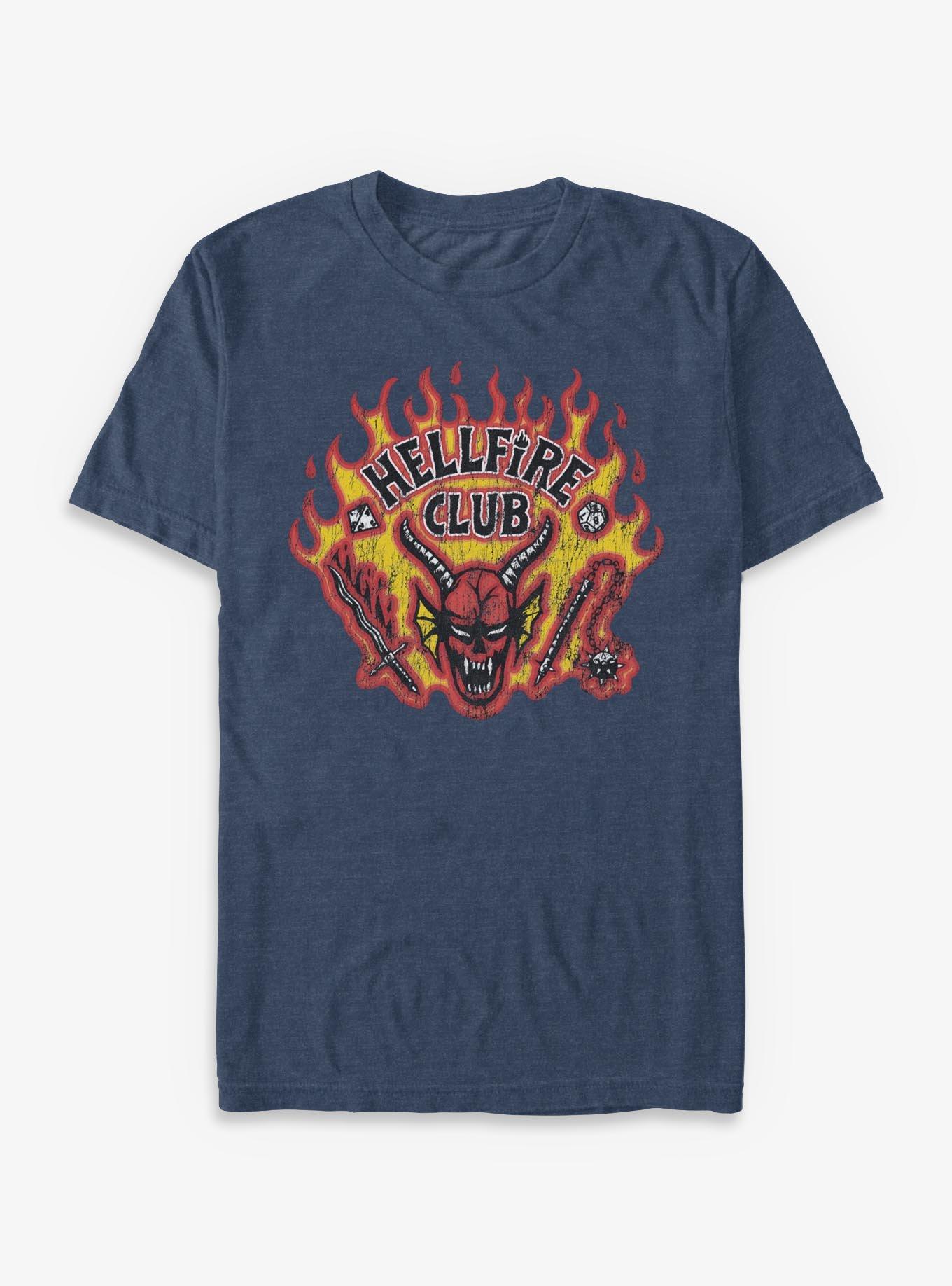 Stranger Things Hellfire Club Distressed Logo T-Shirt, , hi-res