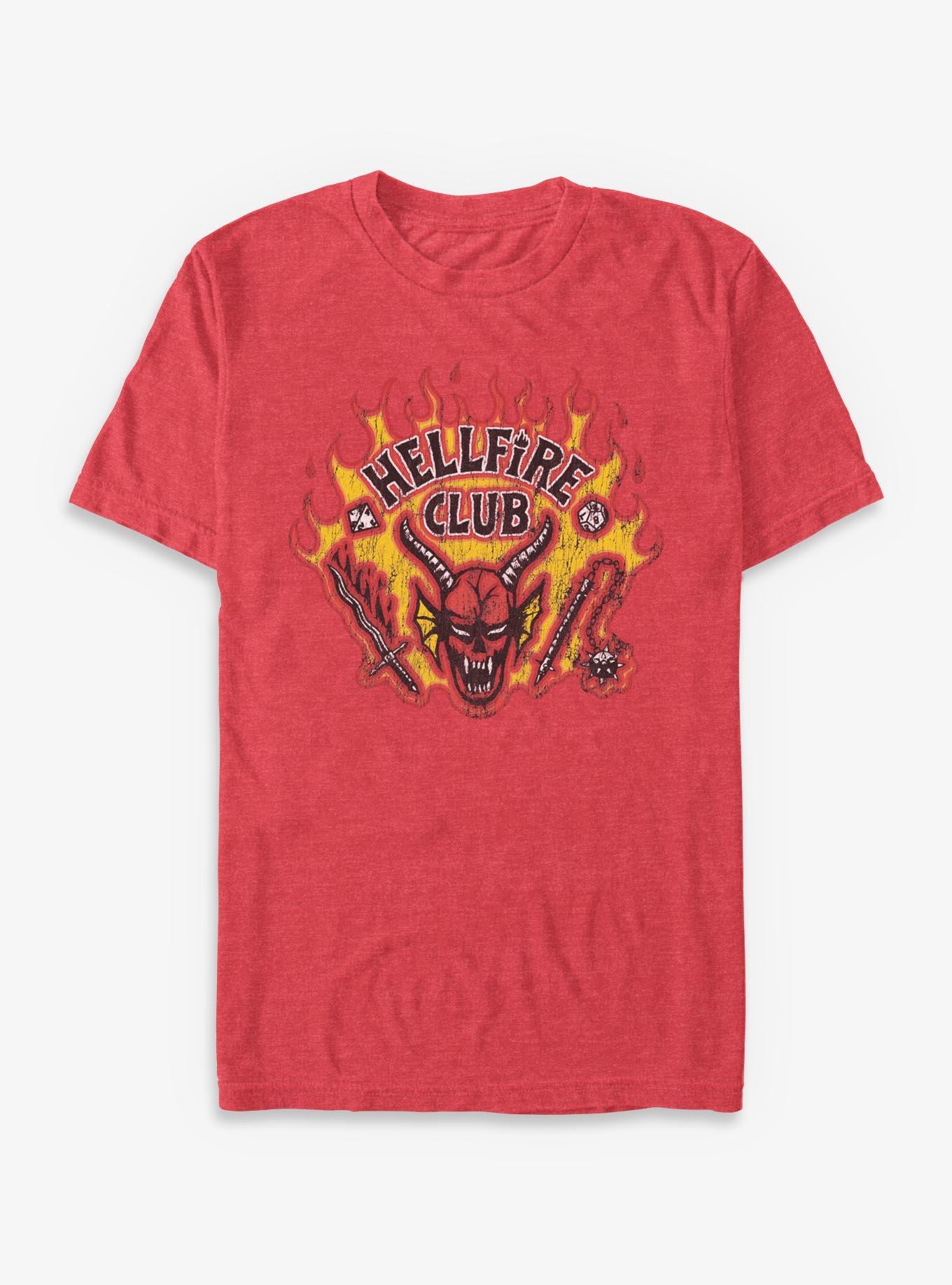 Stranger Things Hellfire Club Distressed Logo T-Shirt, , hi-res