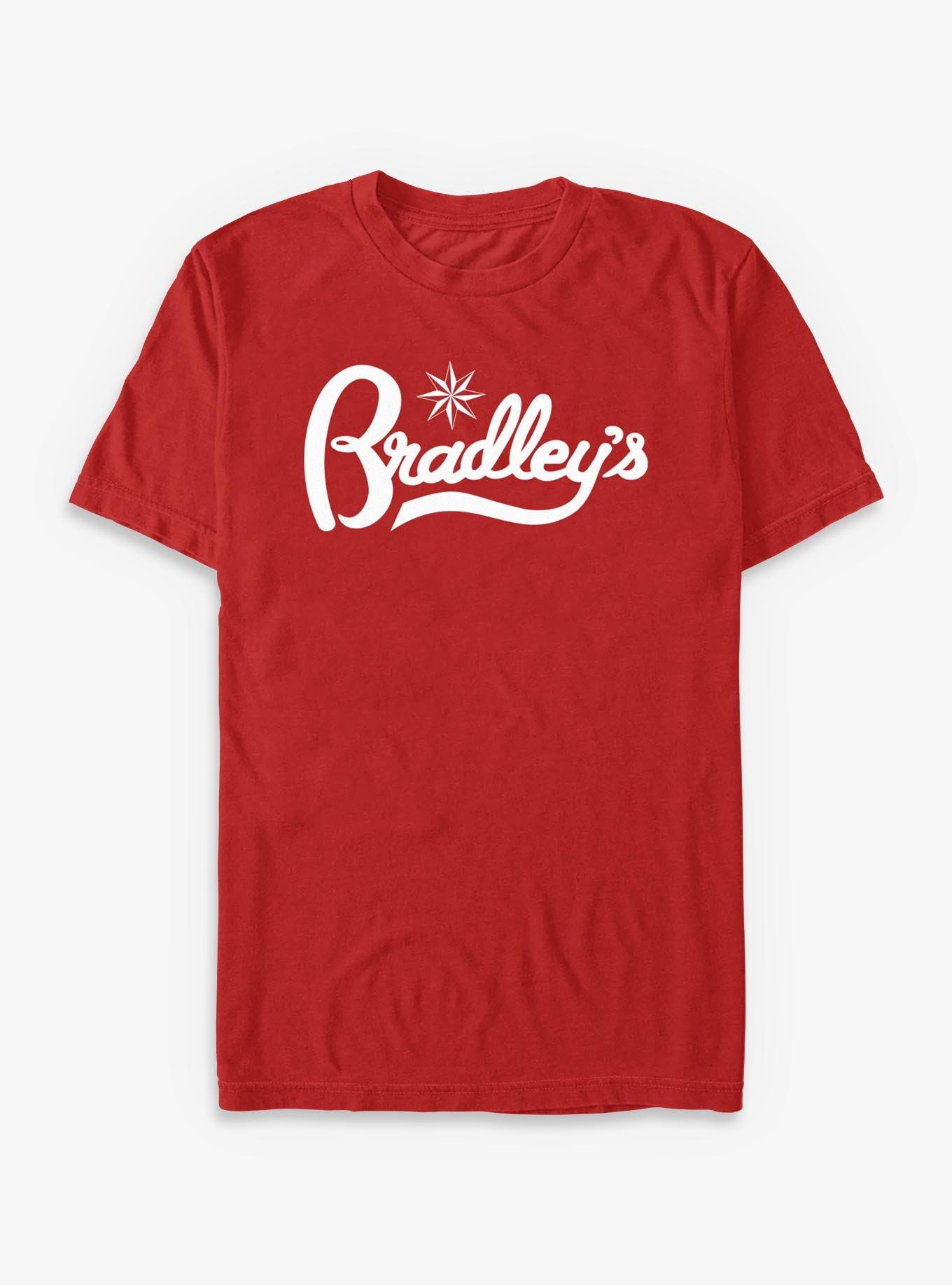 Stranger Things Bradley's Logo T-Shirt, RED, hi-res