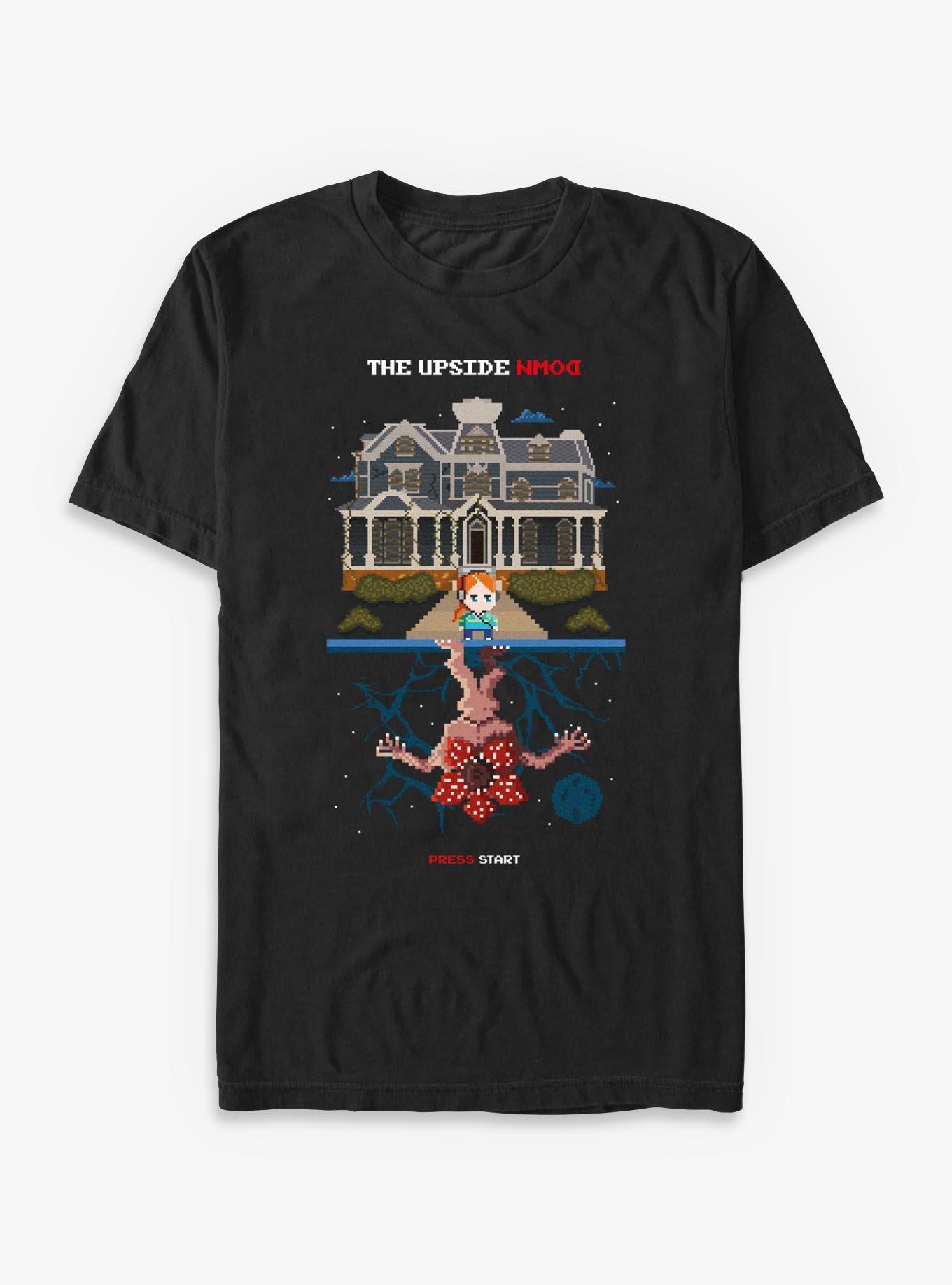 Stranger Things 8-Bit Max Vs Demogorgon T-Shirt, , hi-res