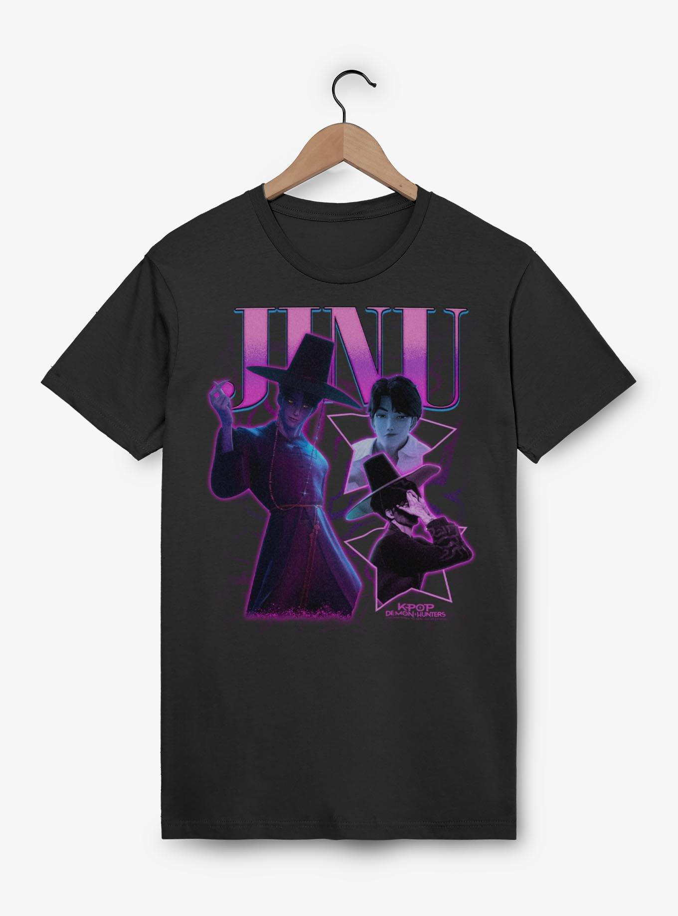 KPop Demon Hunters Saja Boys Jinu Collage T-Shirt, , hi-res