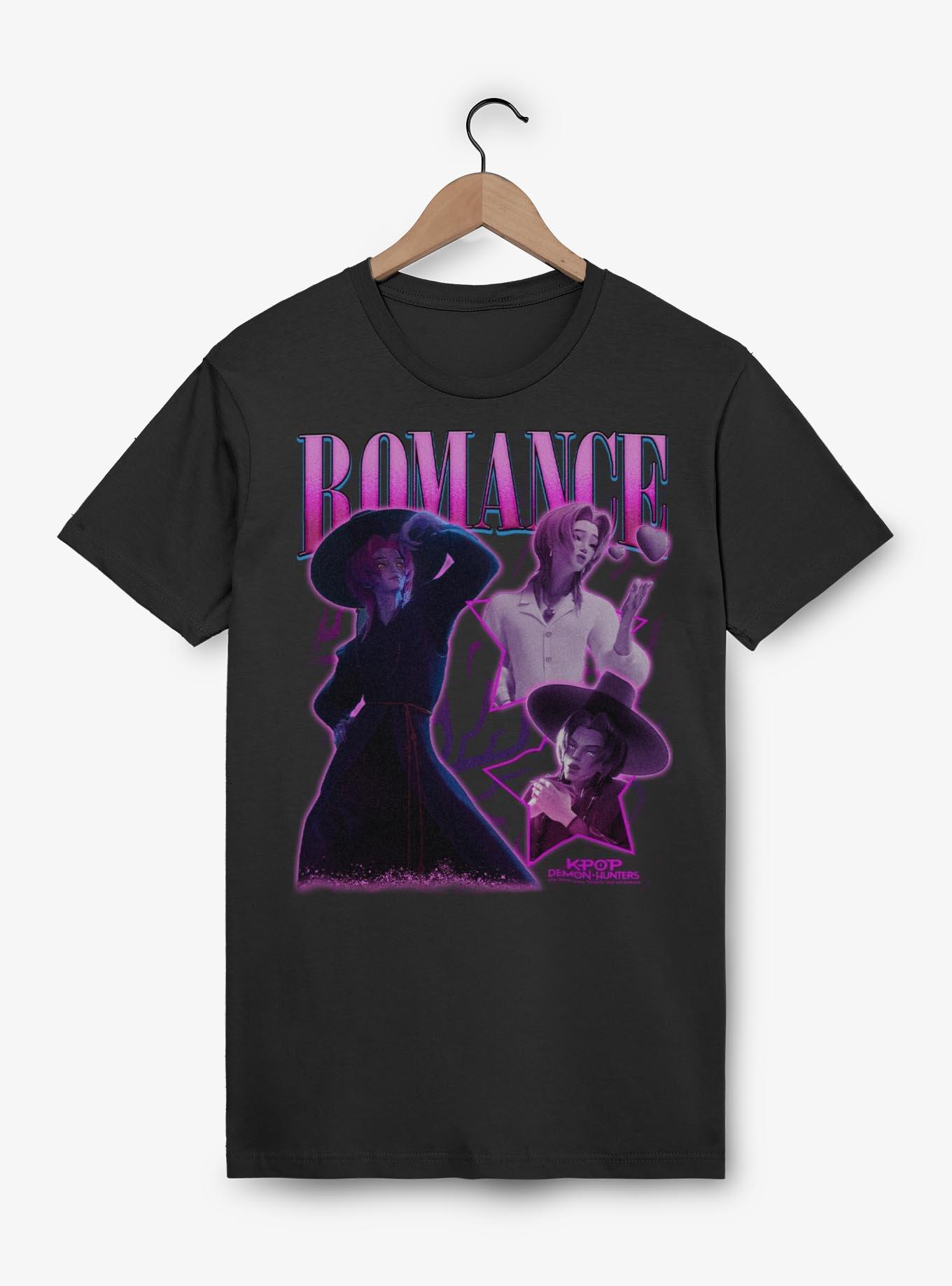 KPop Demon Hunters Saja Boys Romance Collage T-Shirt, , hi-res